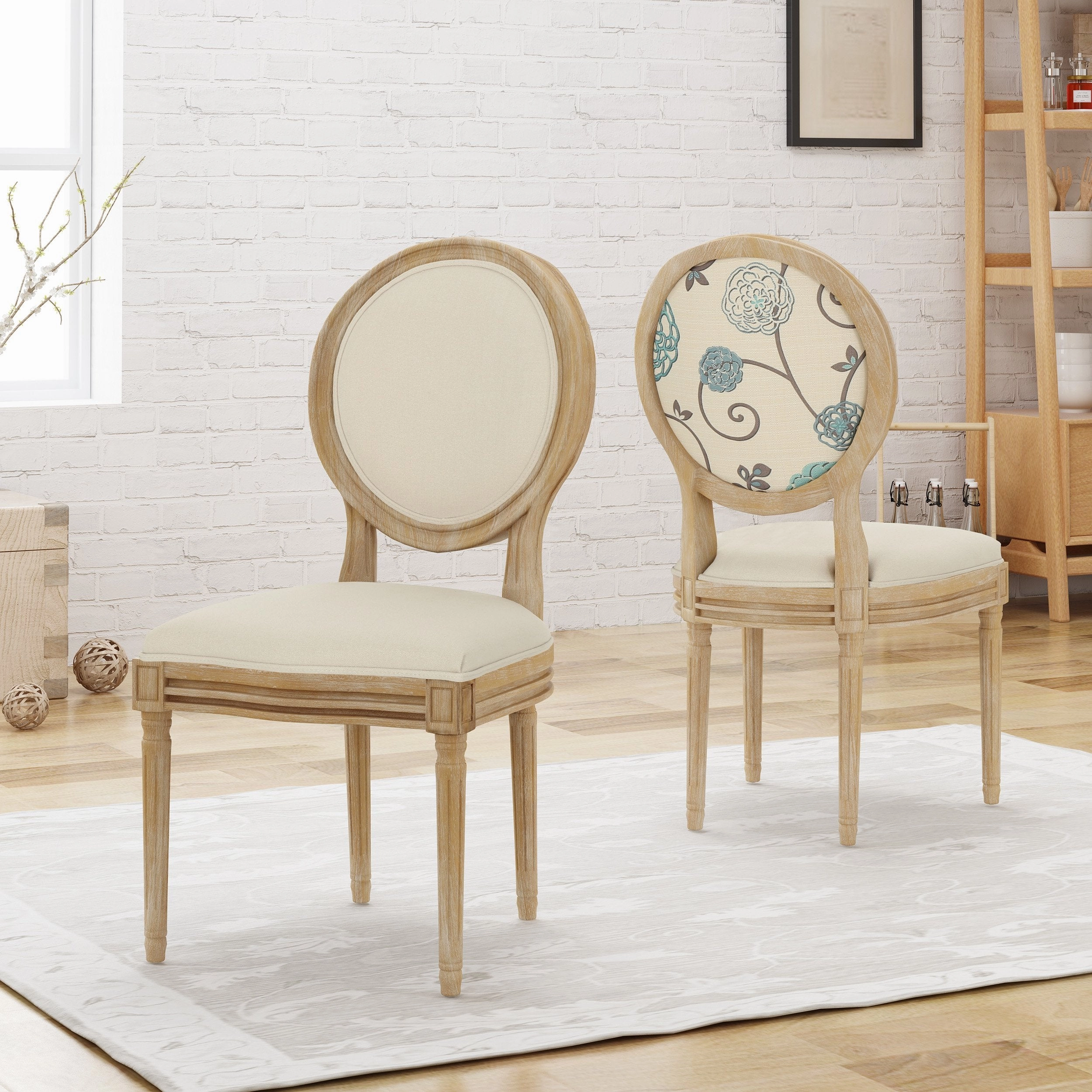 Upholstered French Design Dining Chairs - NH904603