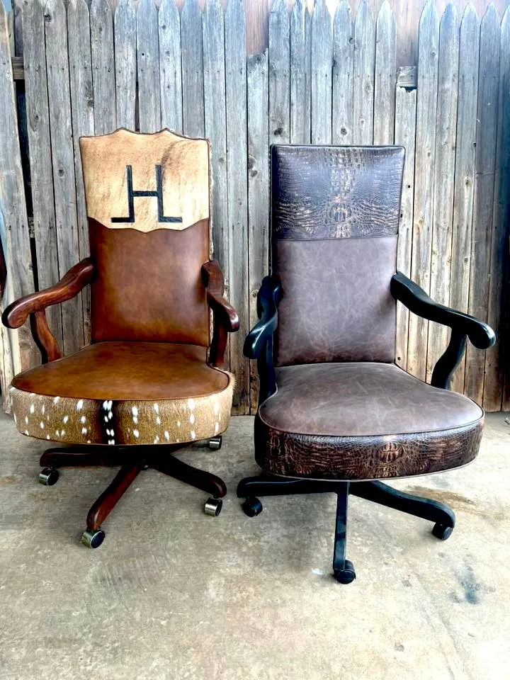 Urban Cowboy Leather Office Chair