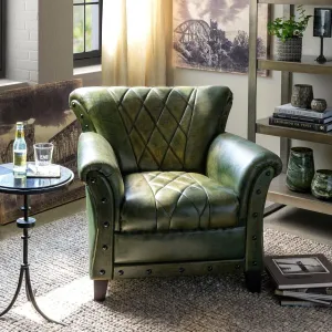 Urban Living Buffalo Leather Arm Chair gaming chair, computer chair