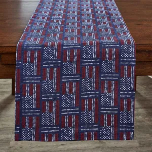 USA Flags Table Runner blender, kitchen appliance