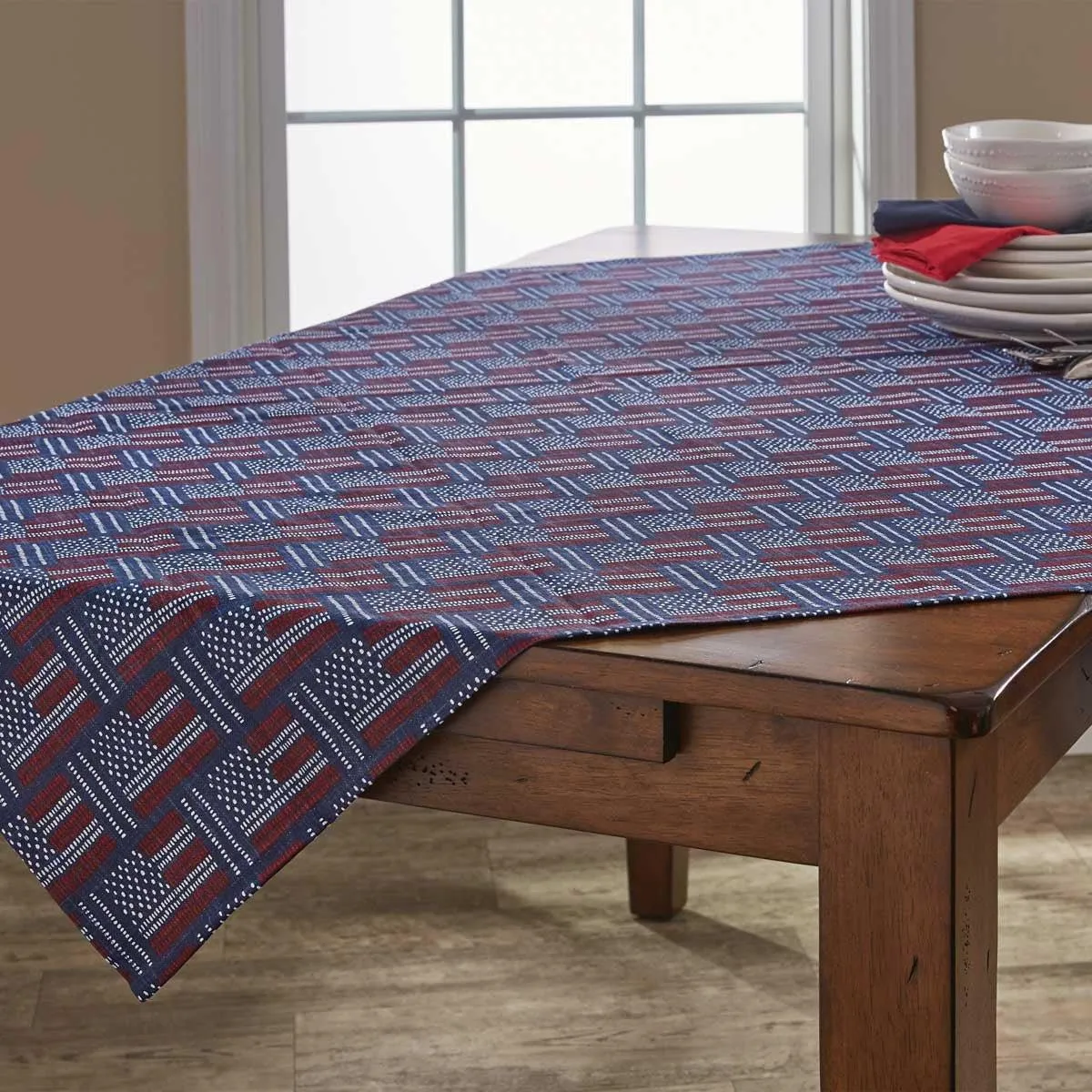 USA Flags Tablecloth