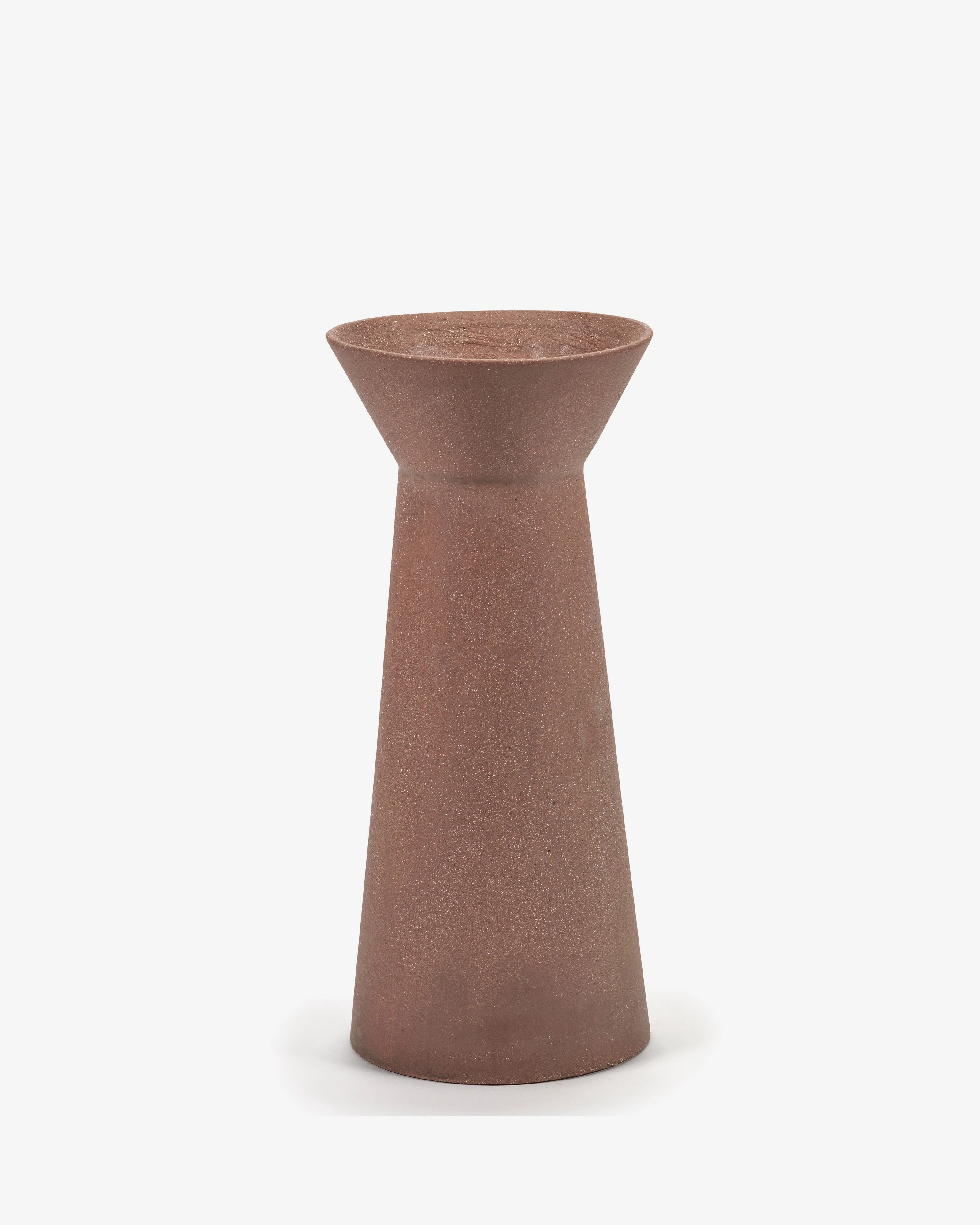 Vase 02 L red brown Marie-Ann