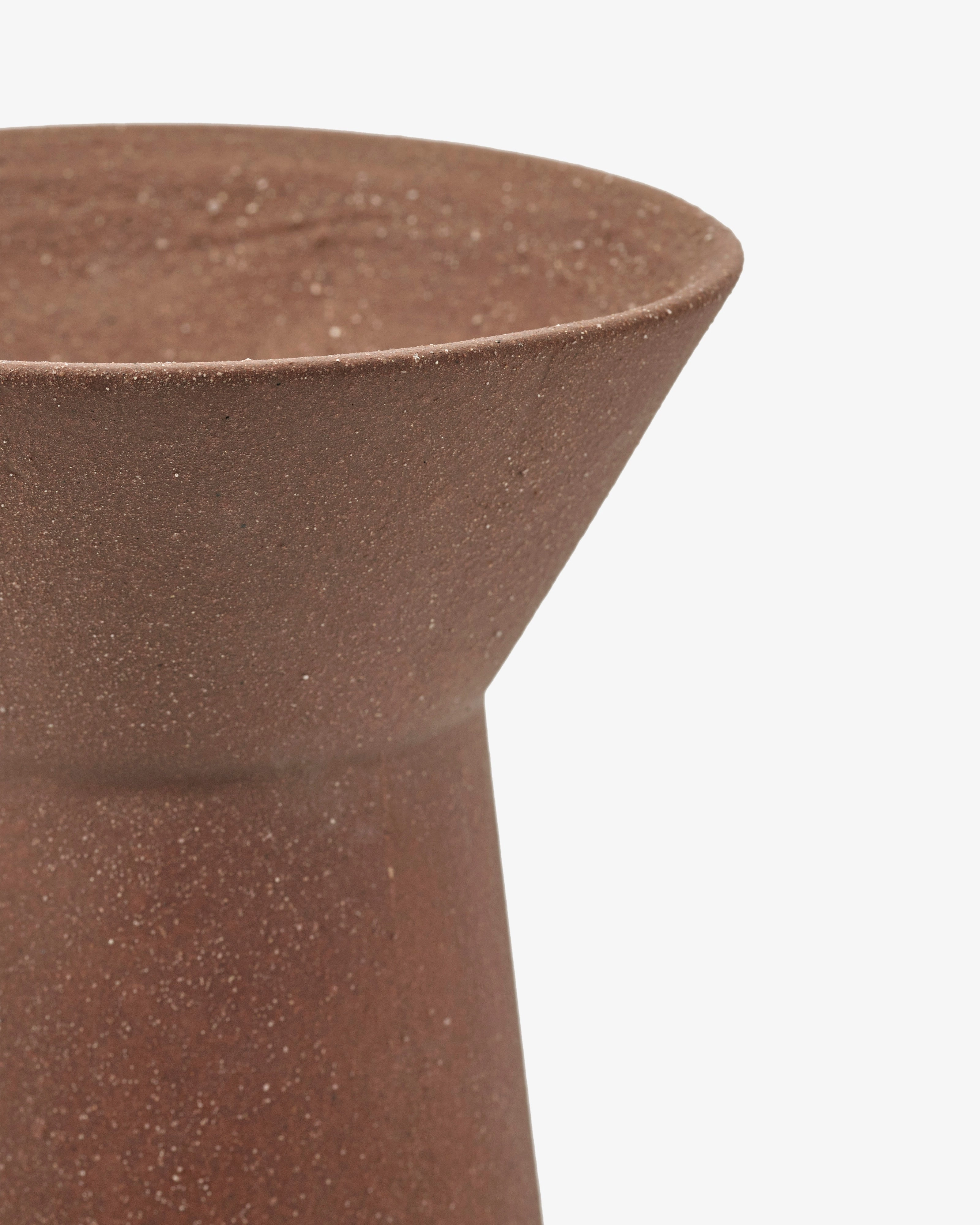Vase 02 L red brown Marie-Ann