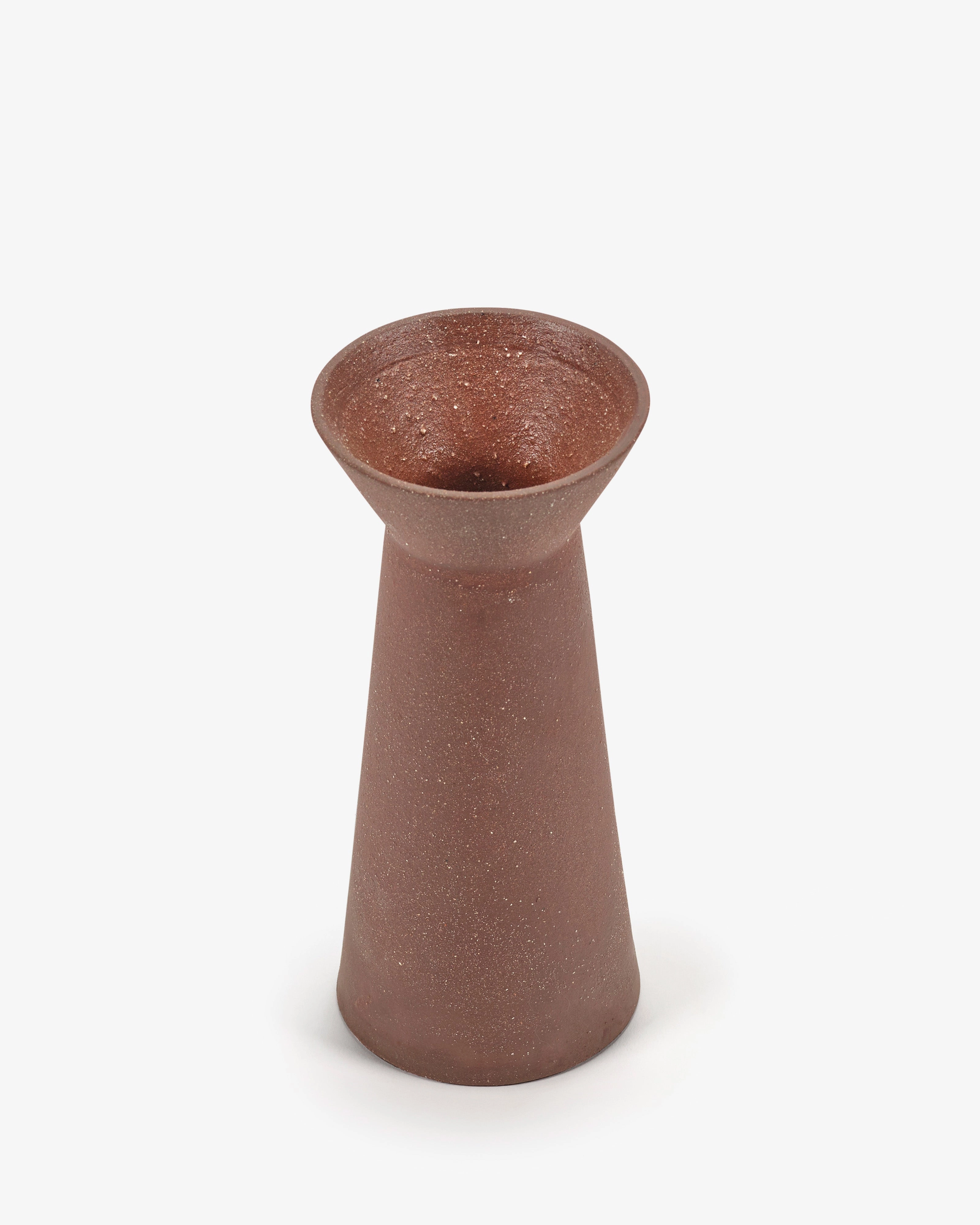Vase 02 L red brown Marie-Ann