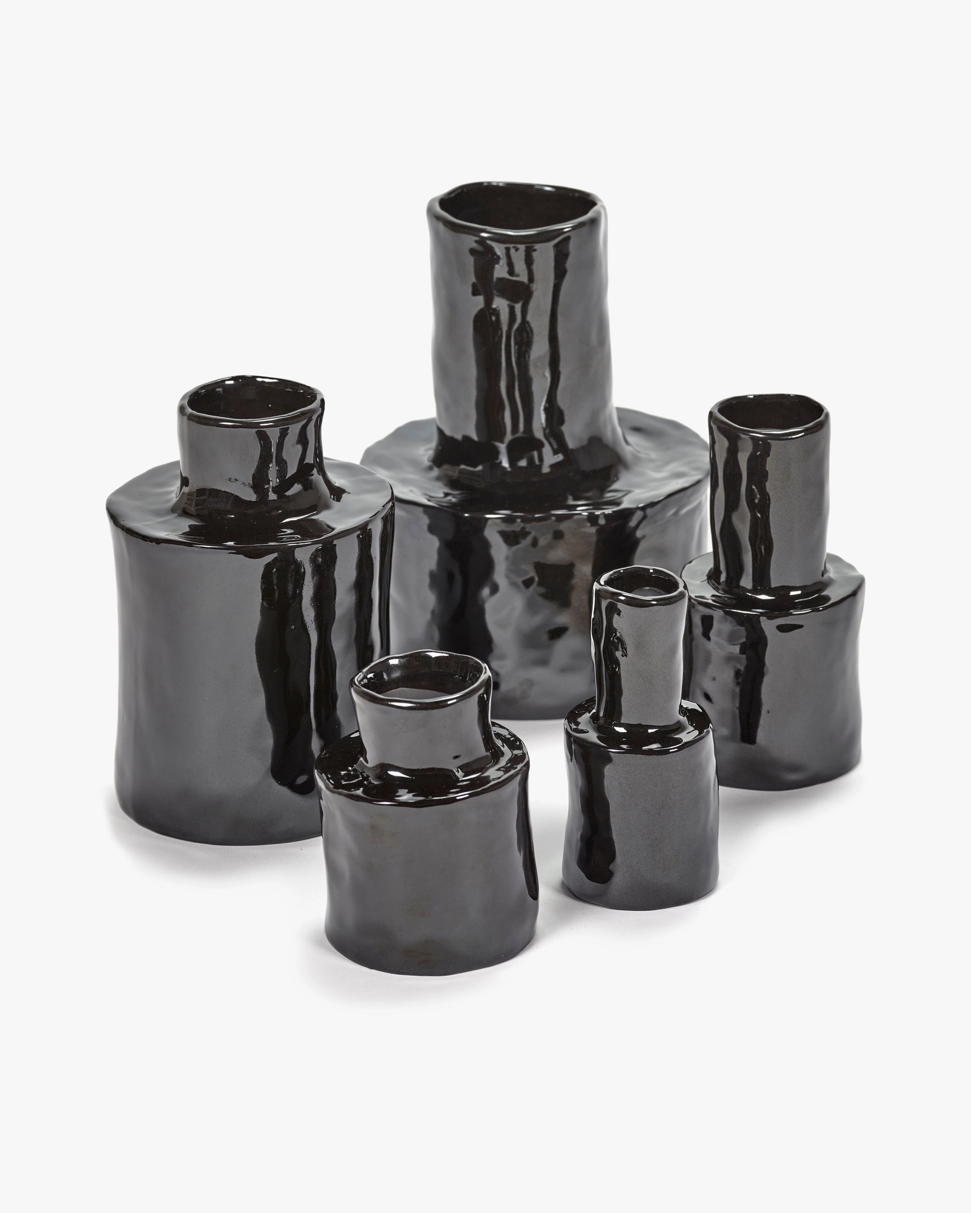 Vase 1 black Hlna Marie