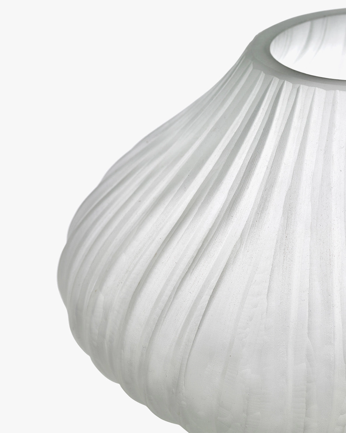 Vase with glass tube 04 transparent matt Josephine