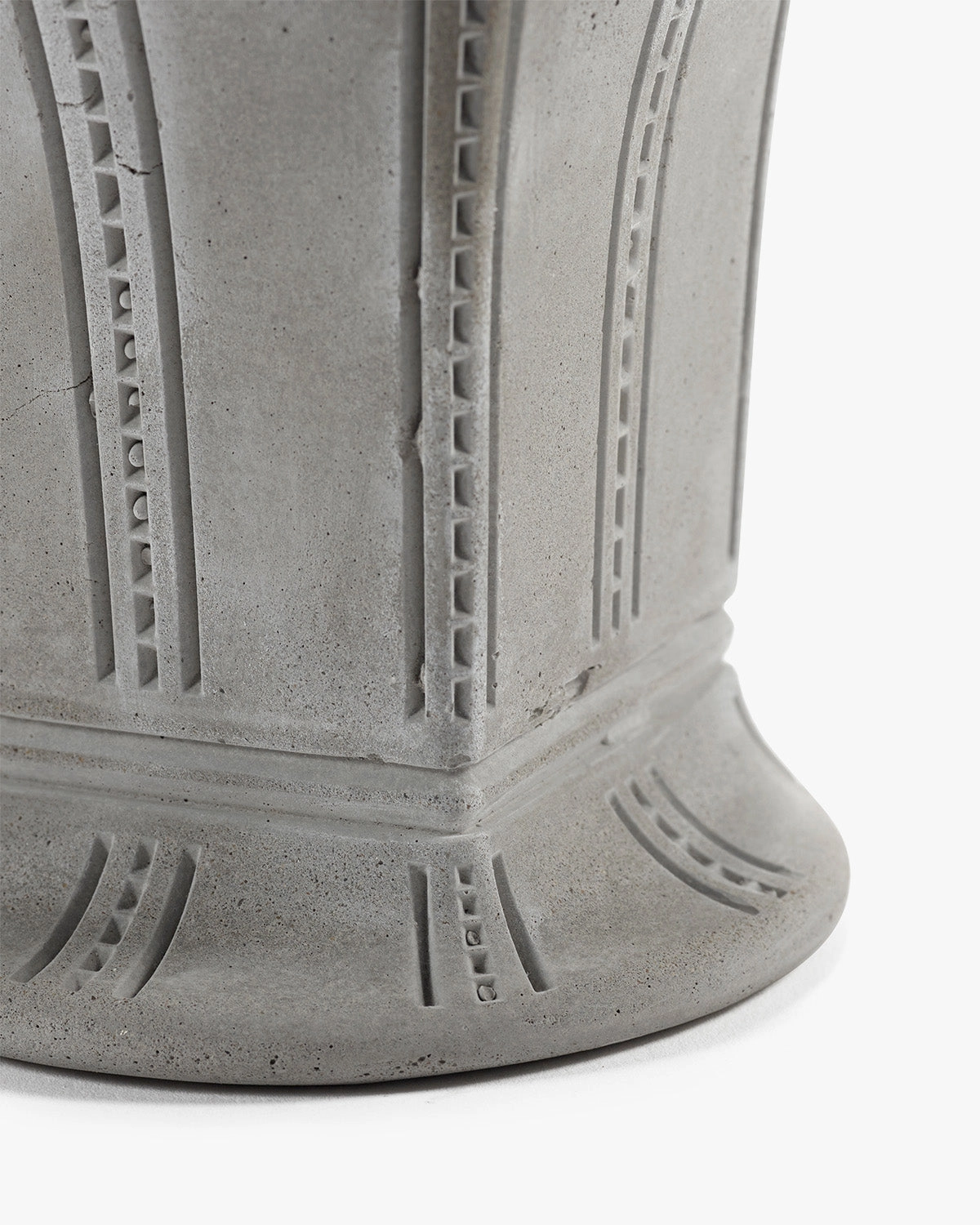 Vase with glass tube 05 concrete Josephine