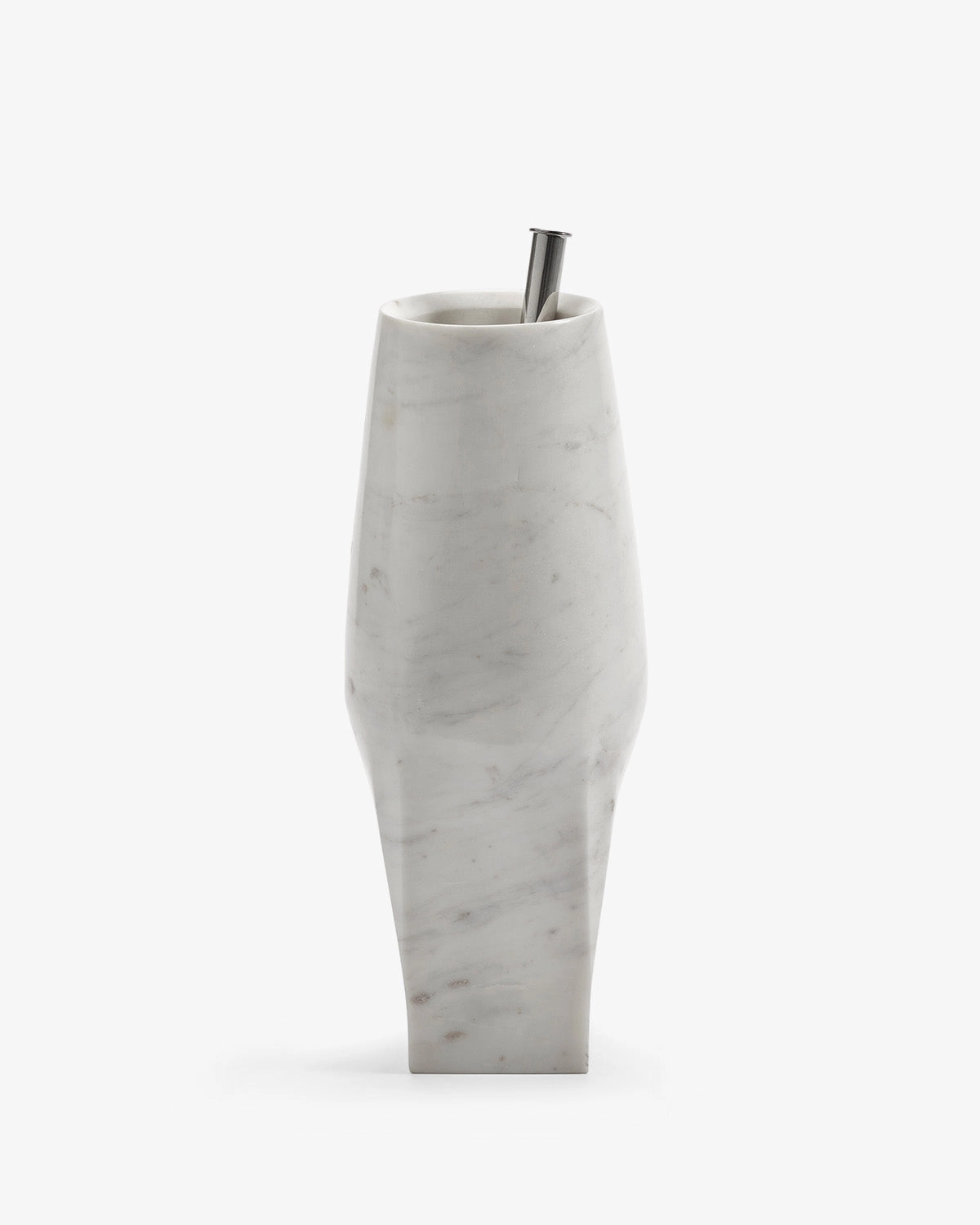 Vase with glass tube 08 S white Josephine