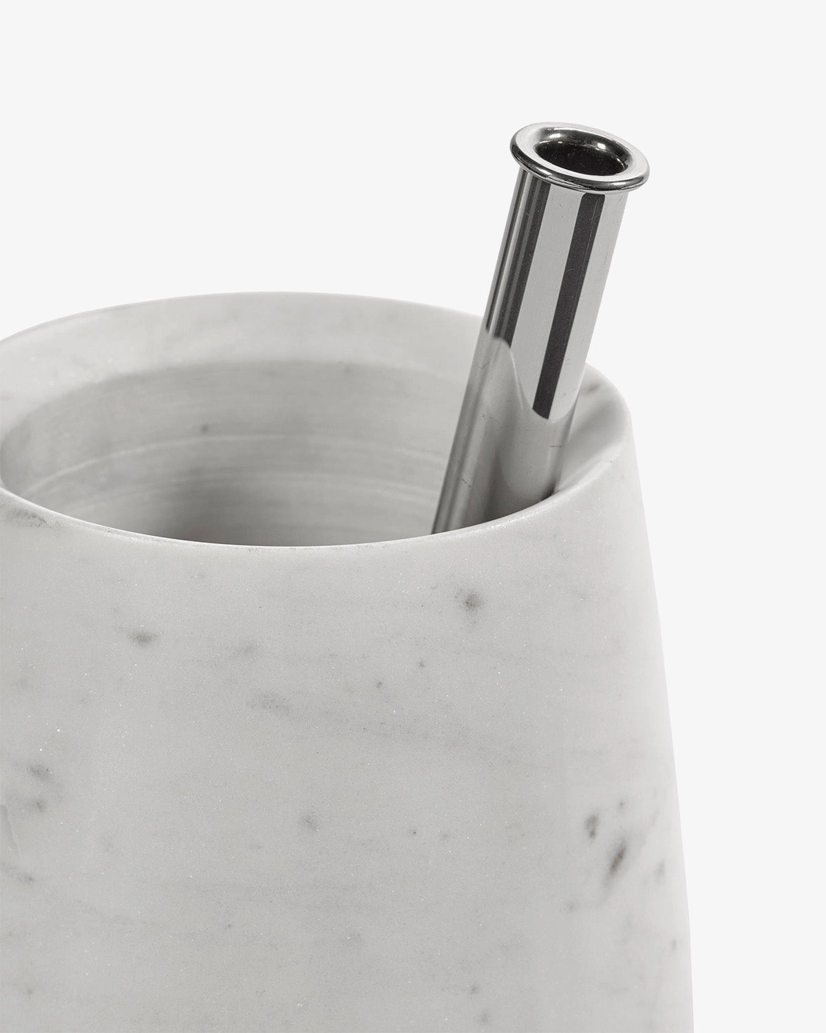 Vase with glass tube 08 S white Josephine