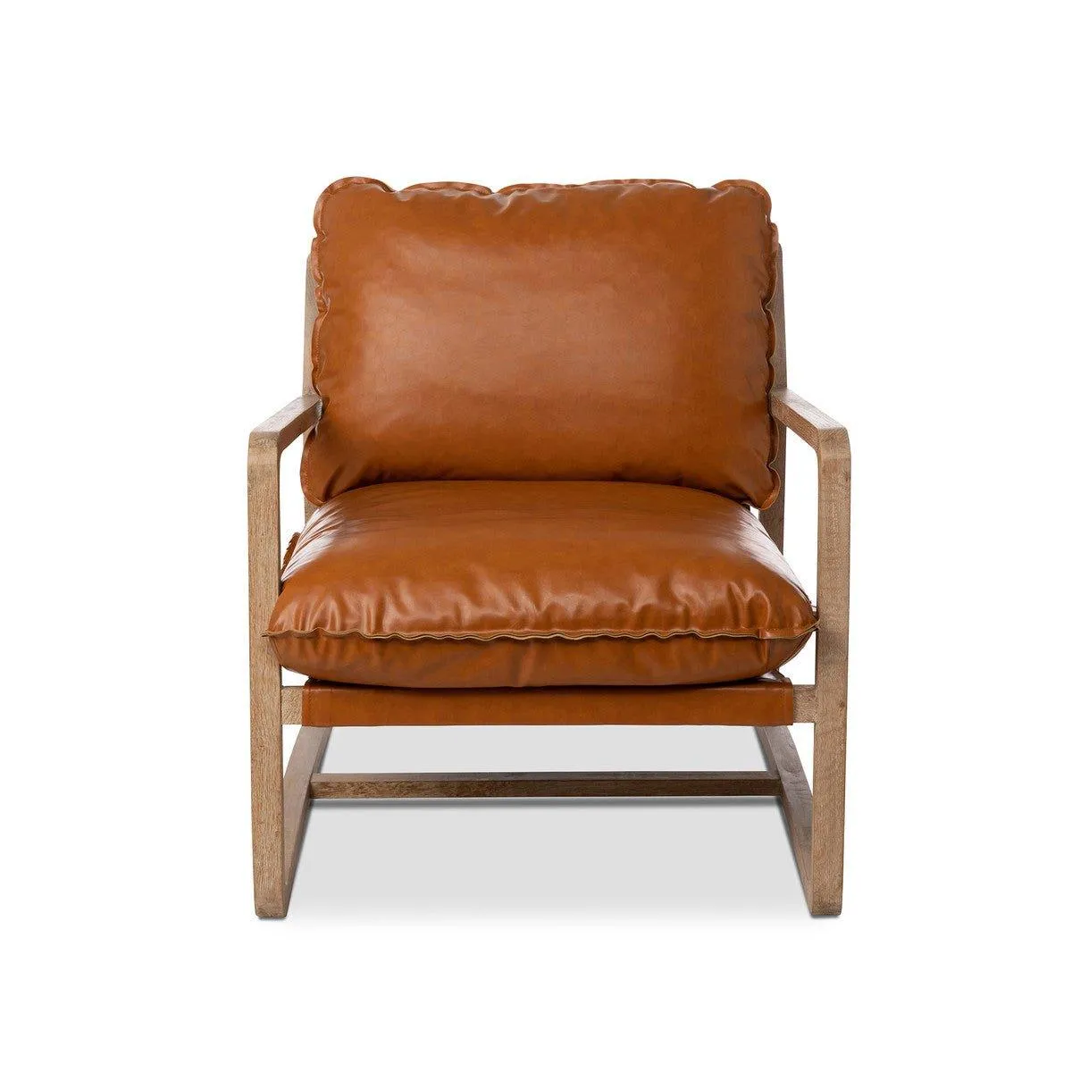 Vegan Leather Hampton Lounge Chair