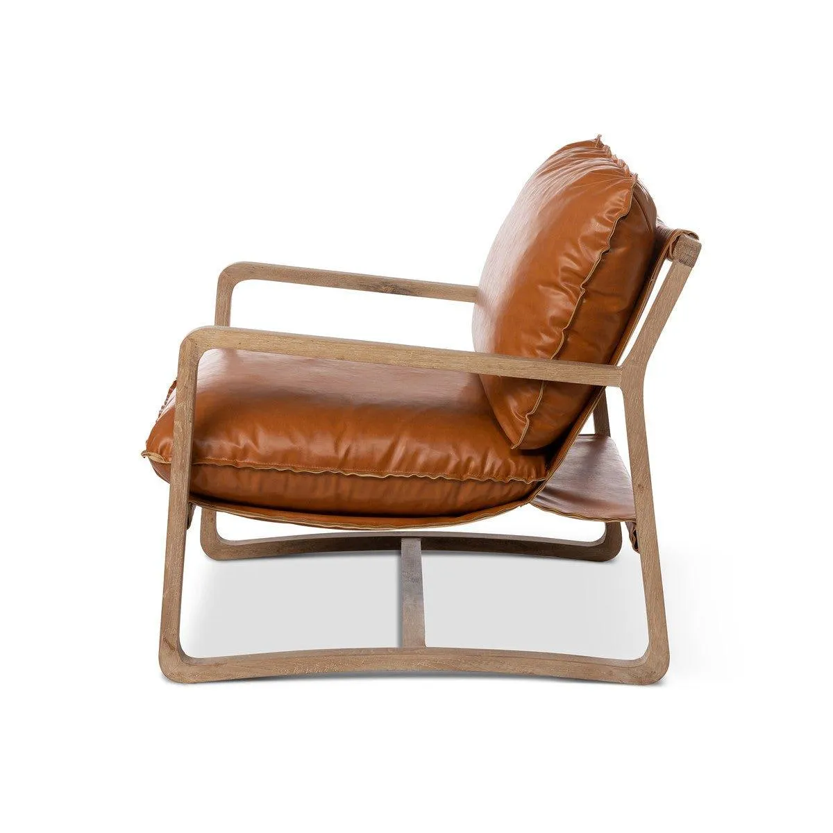 Vegan Leather Hampton Lounge Chair