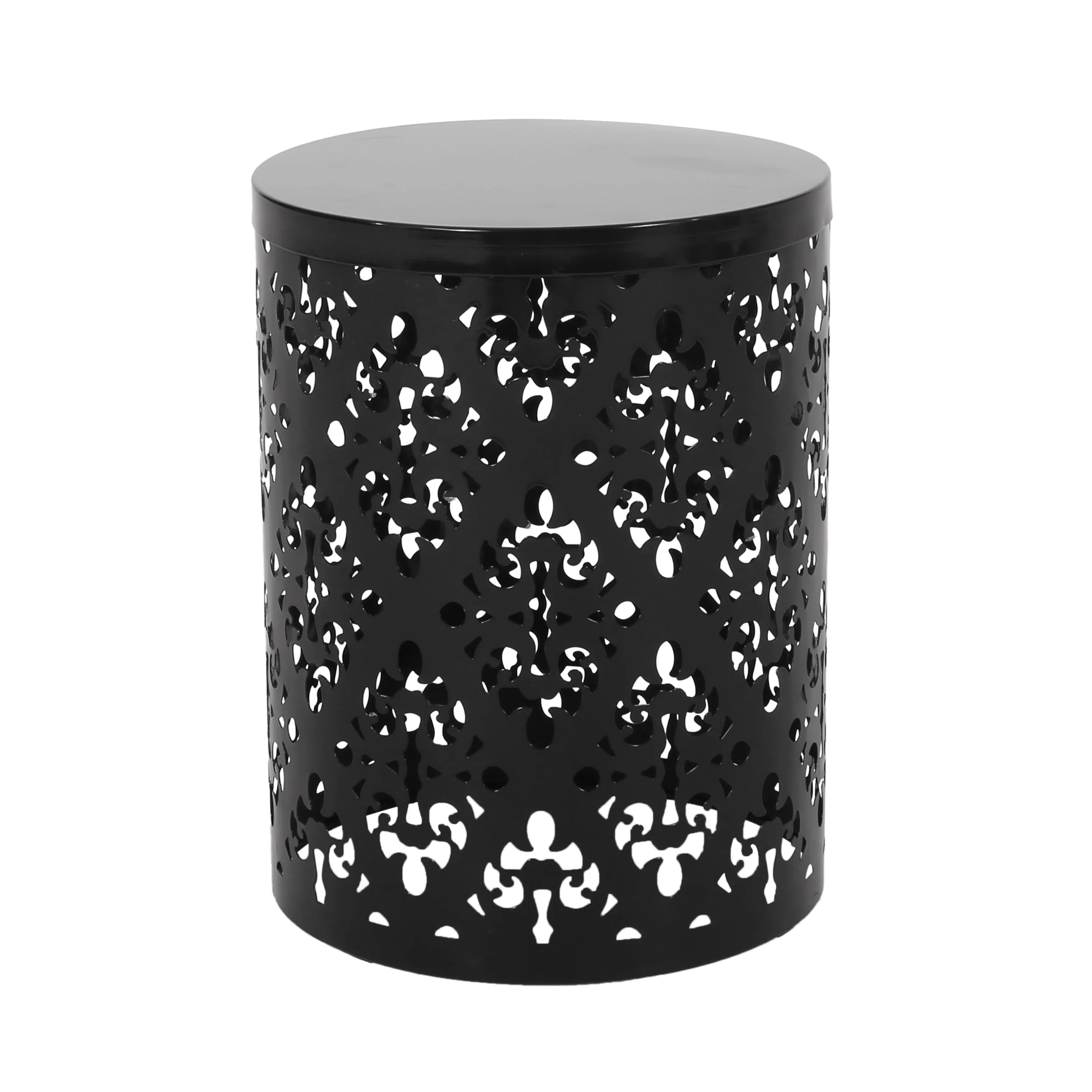 Verdugo Outdoor Metal Side Tables, Set of 2