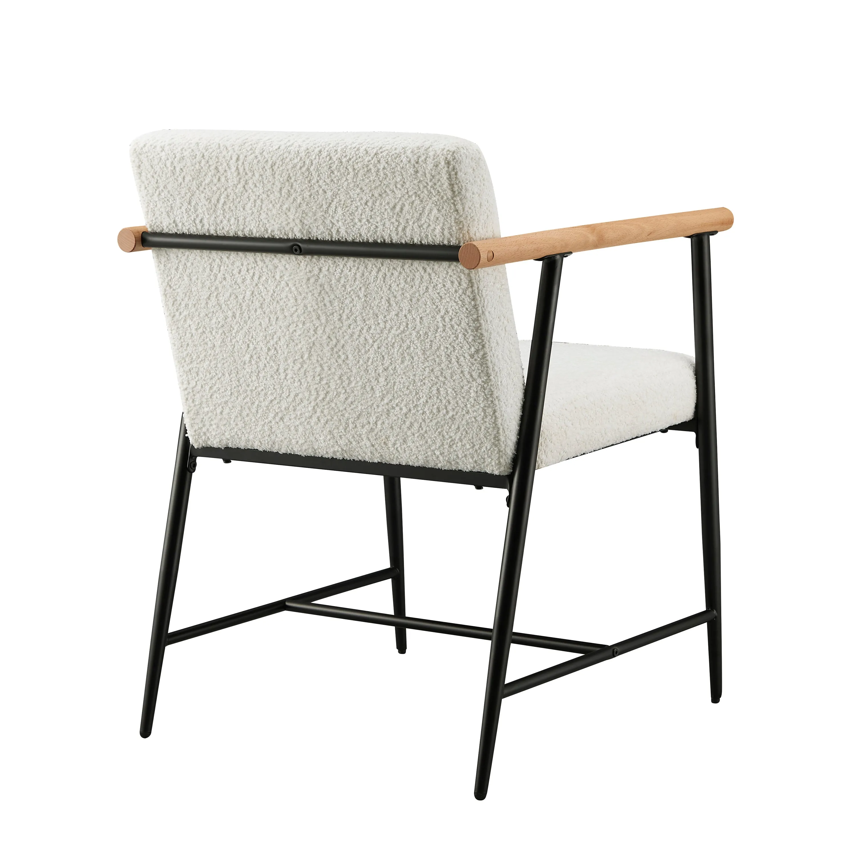 Versatile Set of 2 Modern Accent Chairs  Upholstered Armchairs