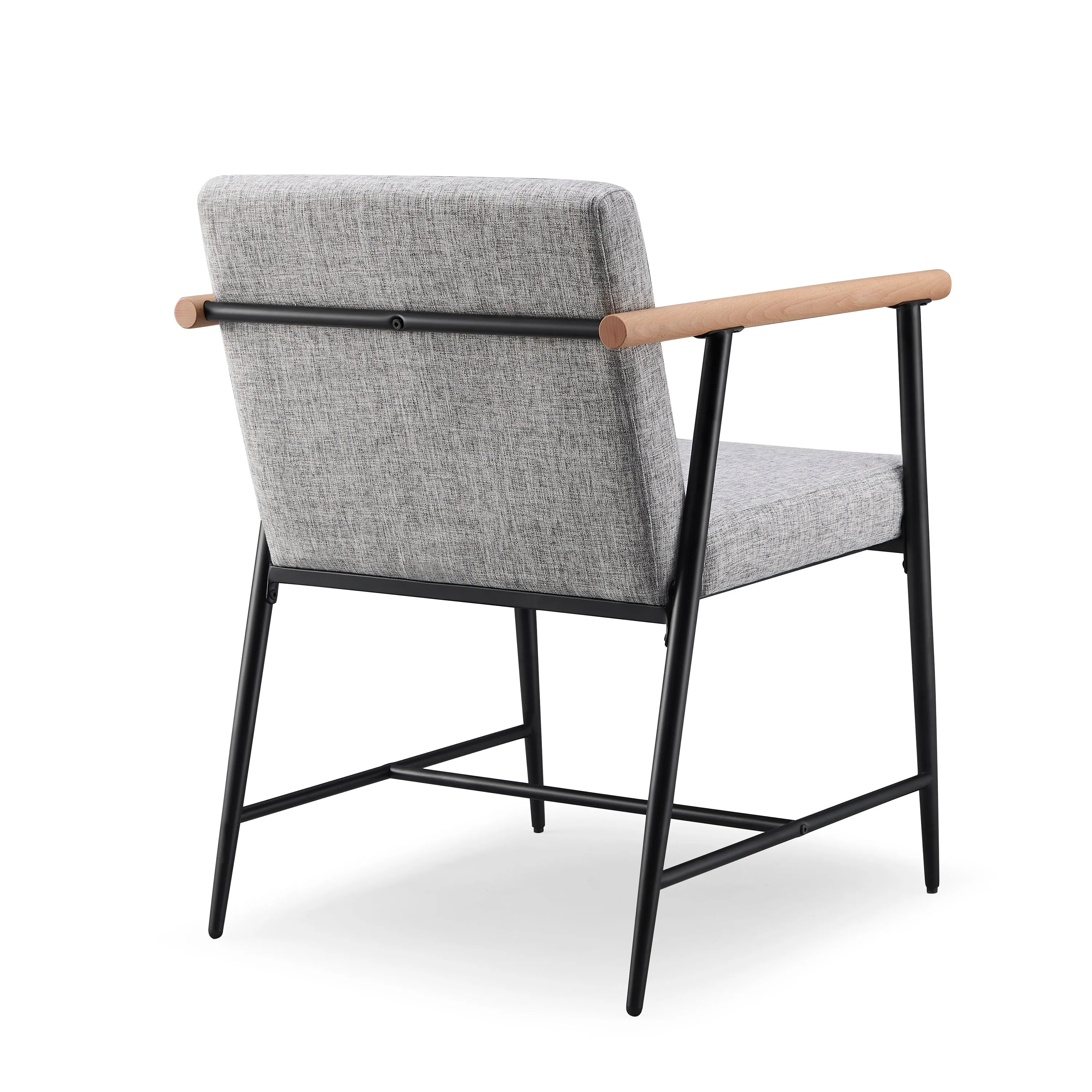 Versatile Set of 2 Modern Accent Chairs  Upholstered Armchairs