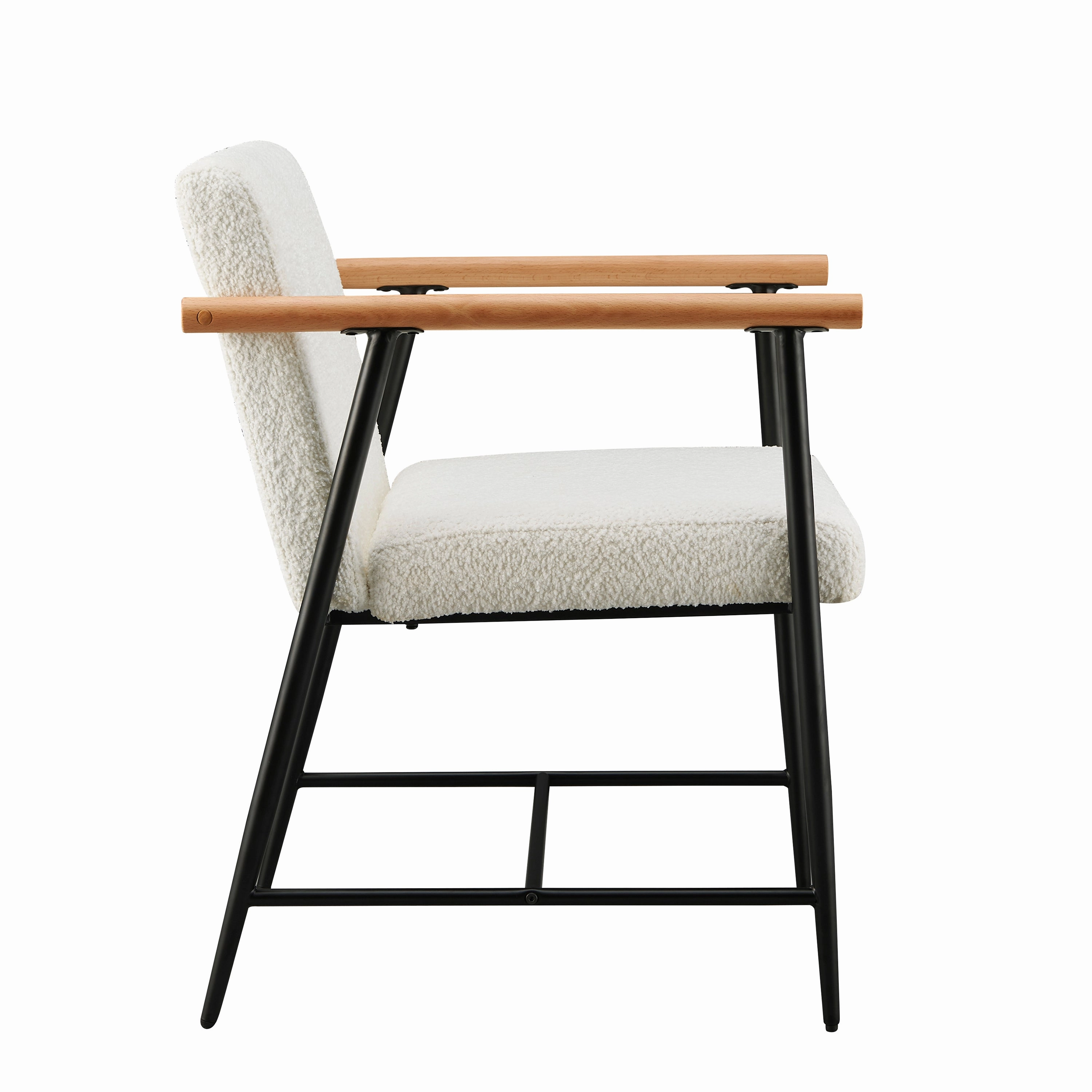 Versatile Set of 2 Modern Accent Chairs  Upholstered Armchairs