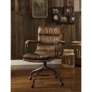 Vintage Whiskey Top Grain Leather Office Chair gaming chair, computer chair