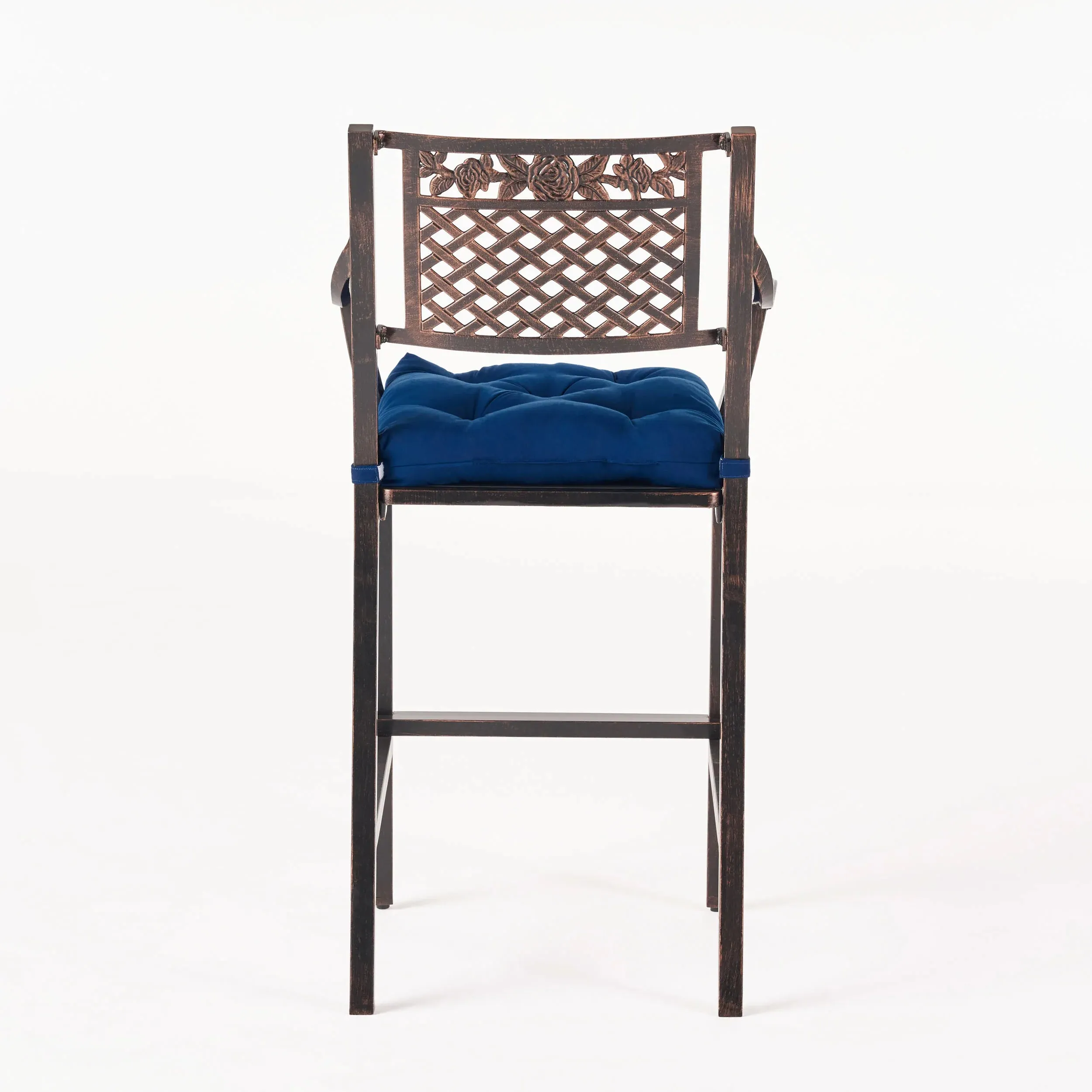 Vista Outdoor Barstool with Cushion (Set of 2)