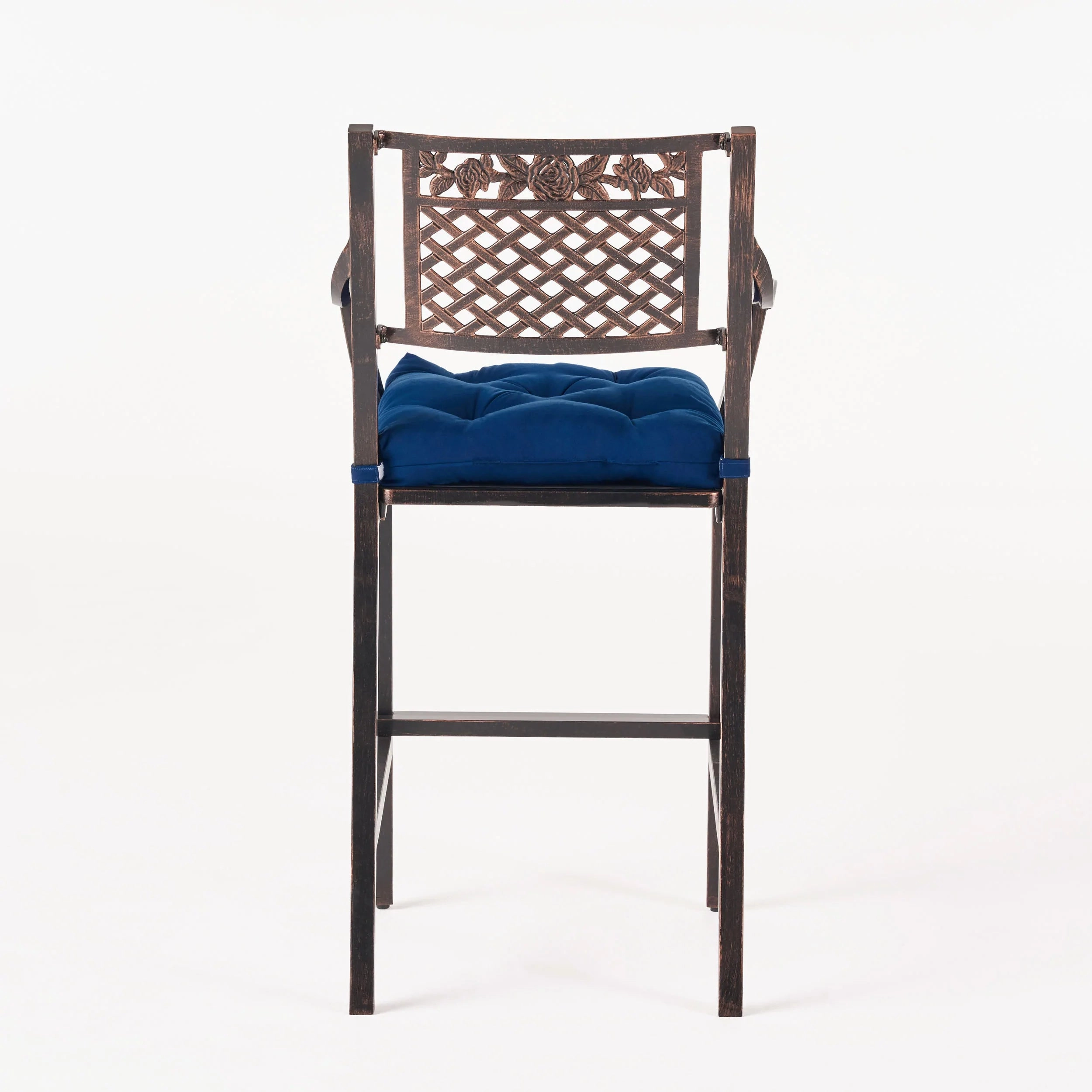 Vista Outdoor Barstool with Cushion (Set of 2)