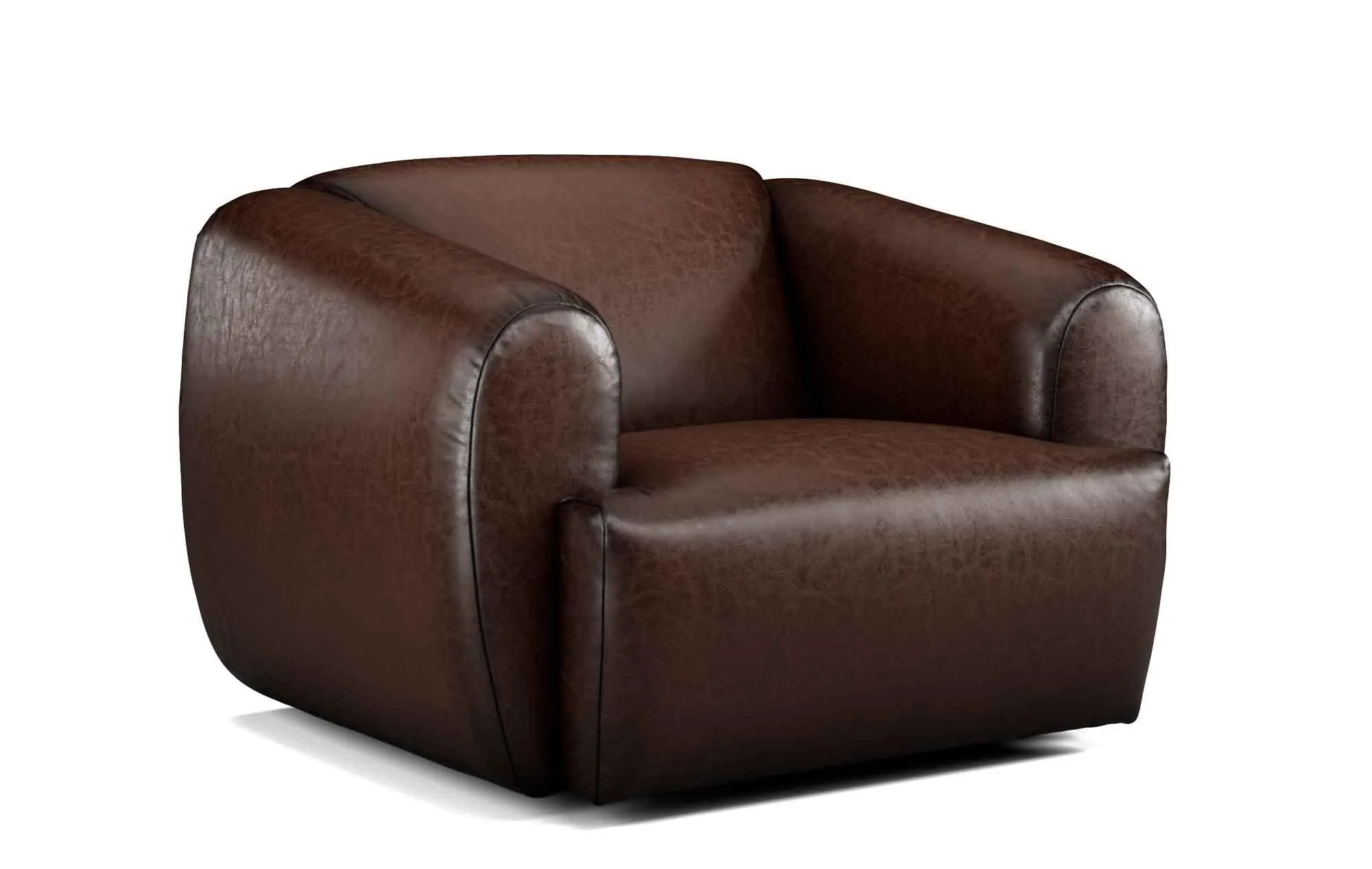 Wanton Luxury Leather Swivel Chair