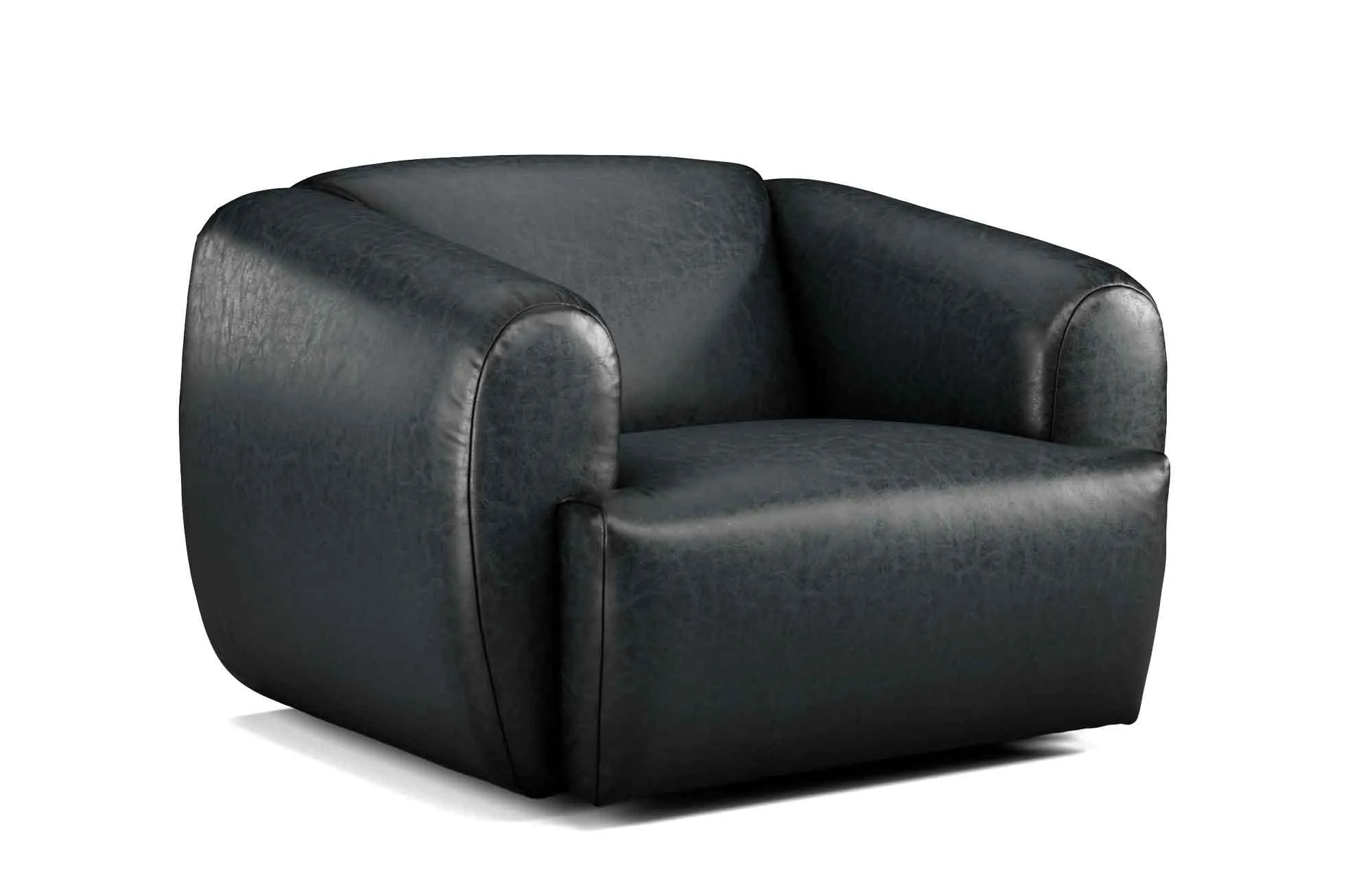 Wanton Luxury Leather Swivel Chair