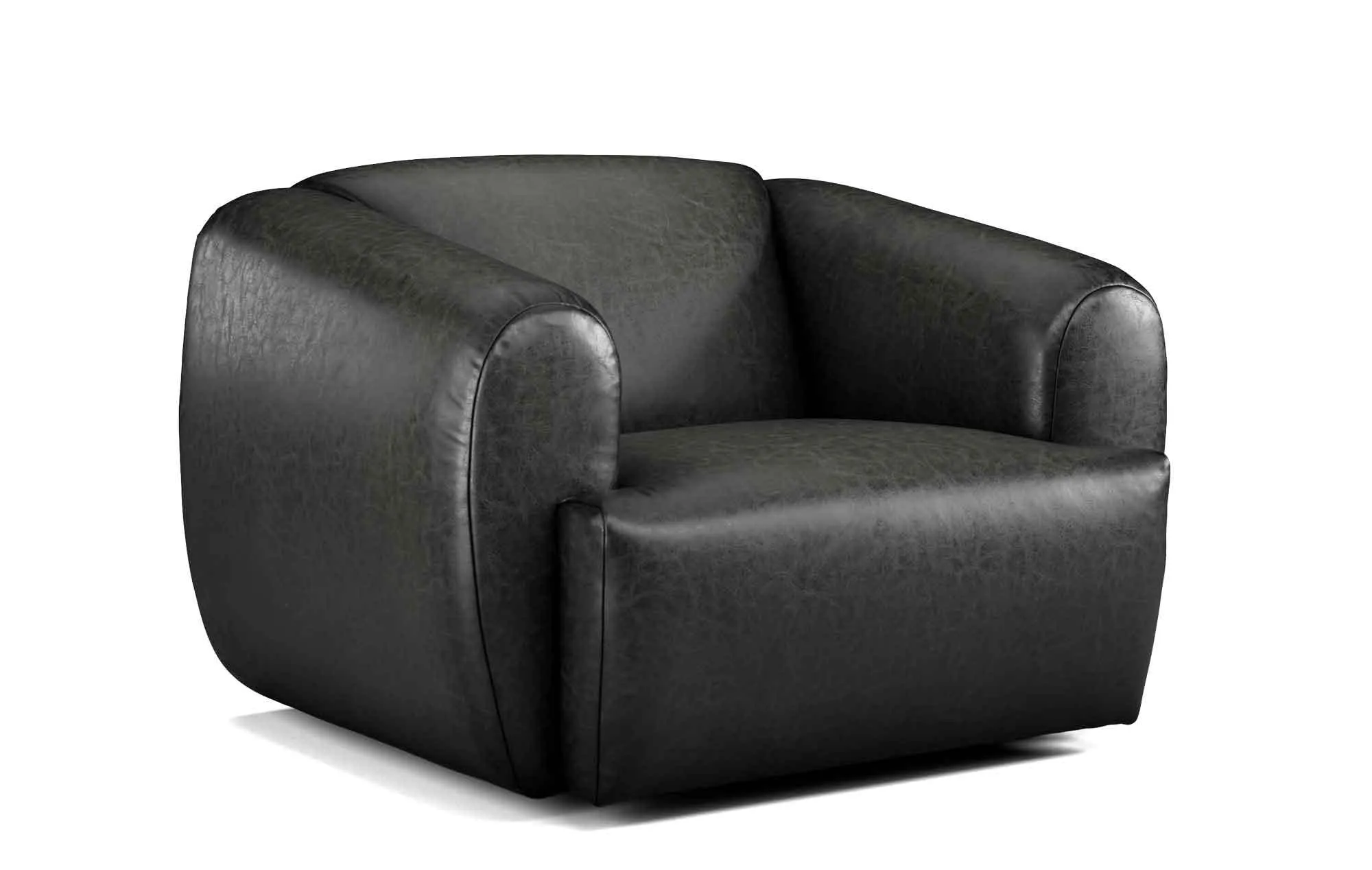 Wanton Luxury Leather Swivel Chair