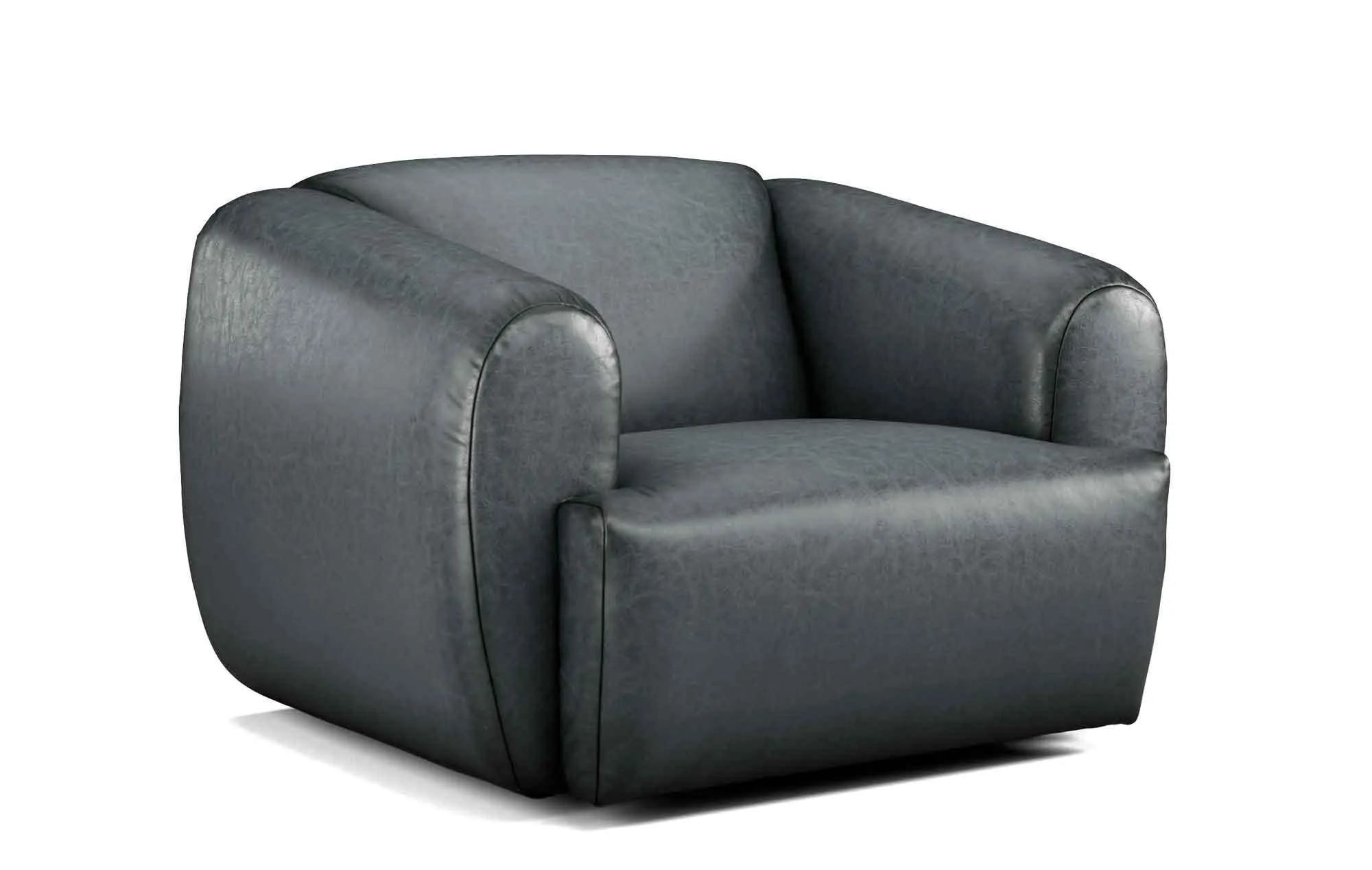 Wanton Luxury Leather Swivel Chair