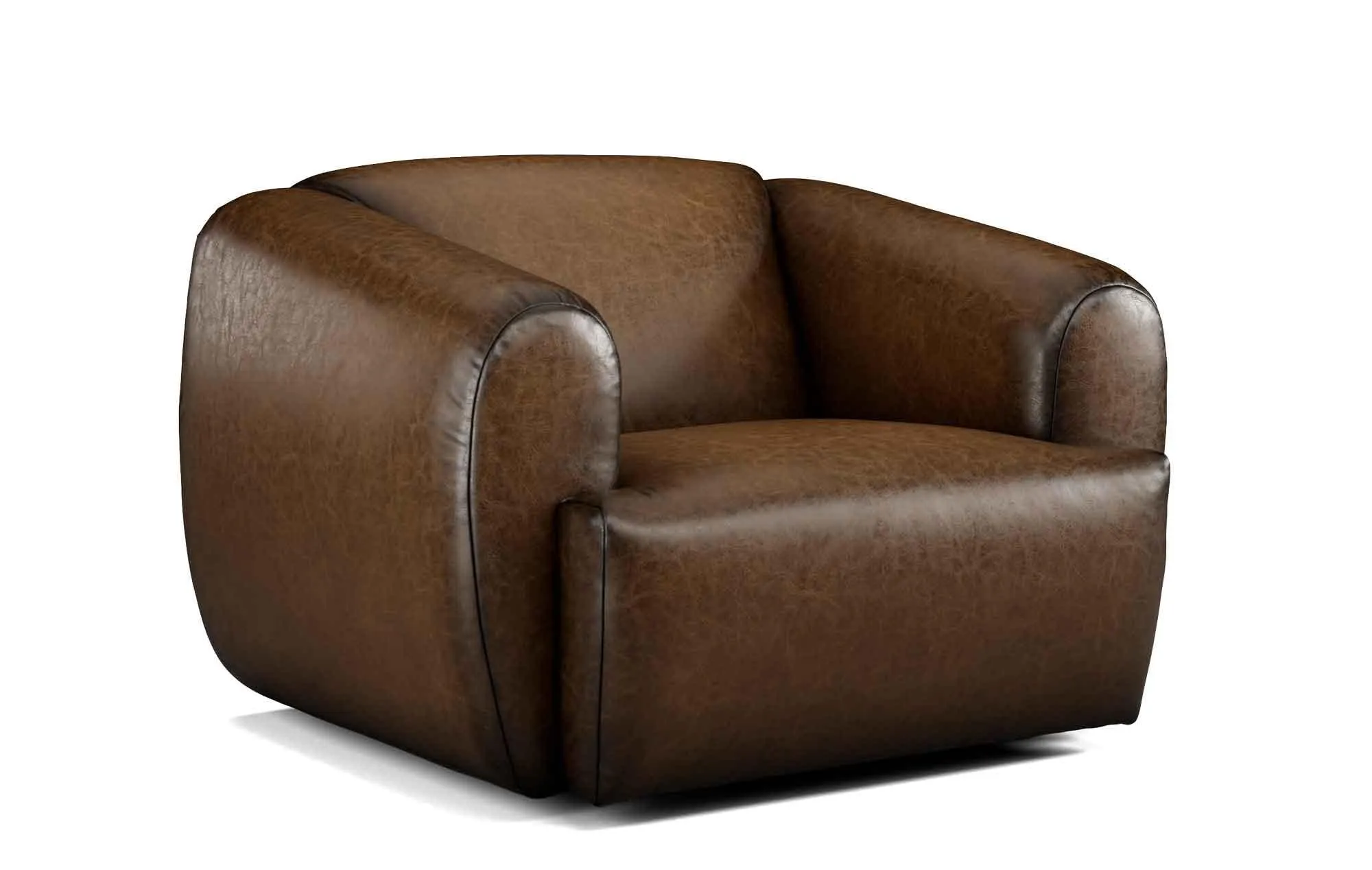 Wanton Luxury Leather Swivel Chair