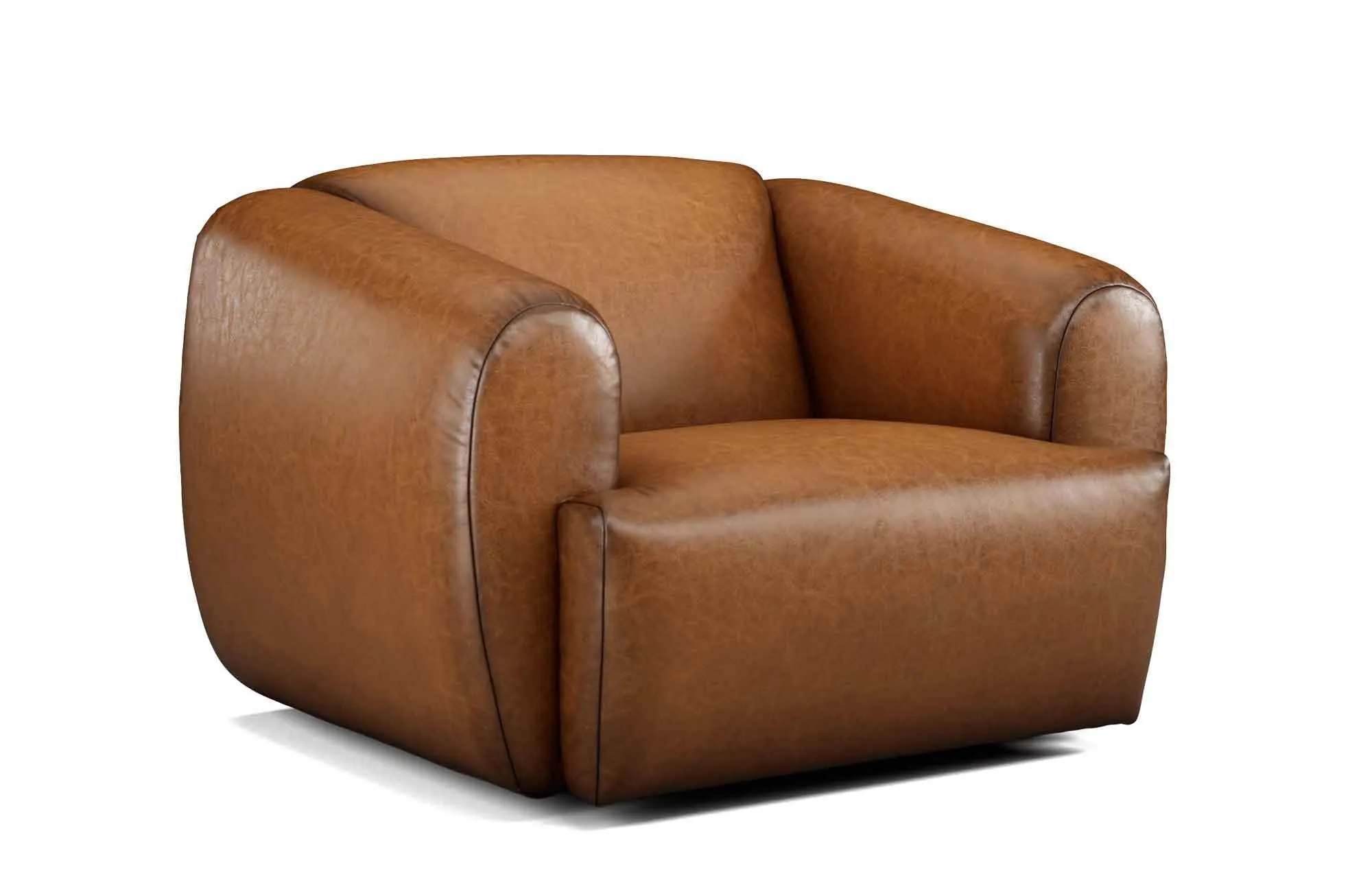 Wanton Luxury Leather Swivel Chair