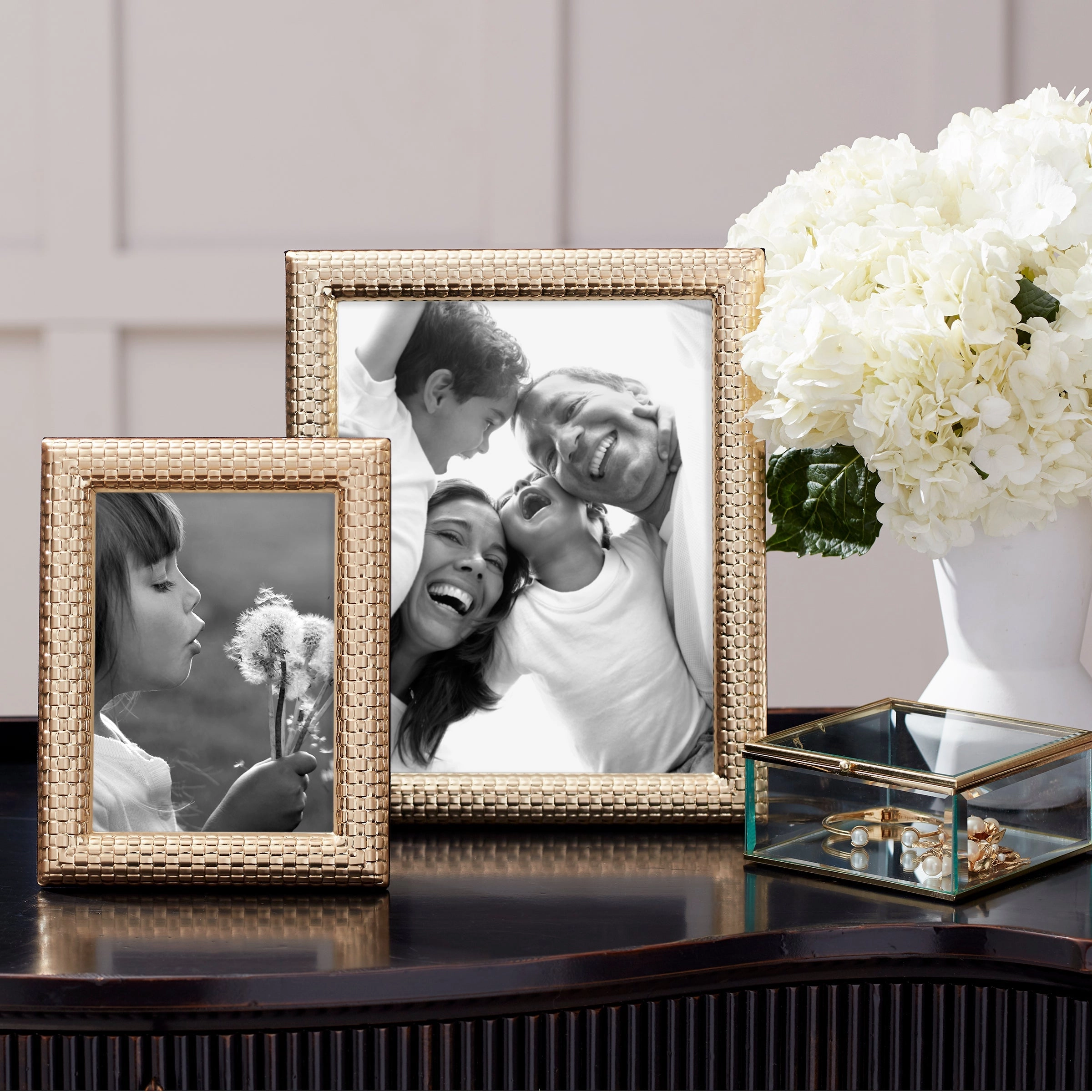 Watchband Satin Gold 5" x 7" Photo Frame