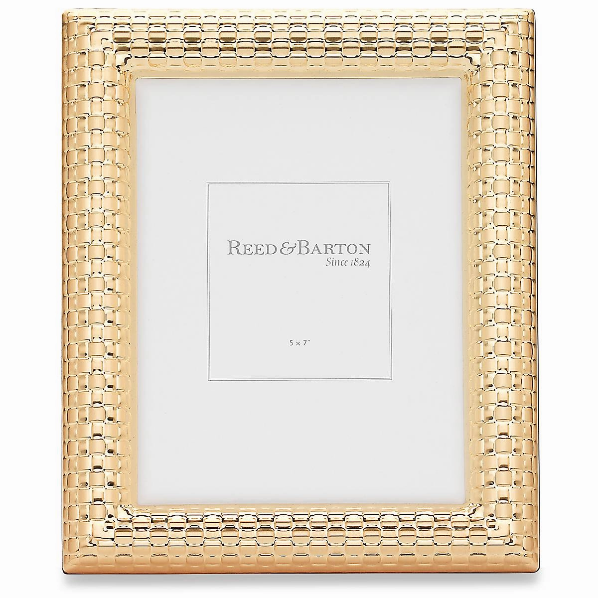 Watchband Satin Gold 5" x 7" Photo Frame