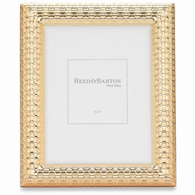 Watchband Satin Gold 5" x 7" Photo Frame