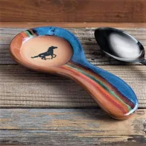 Western Ceramic Kitchen Spoon Rest kitchen utensils, spatula set