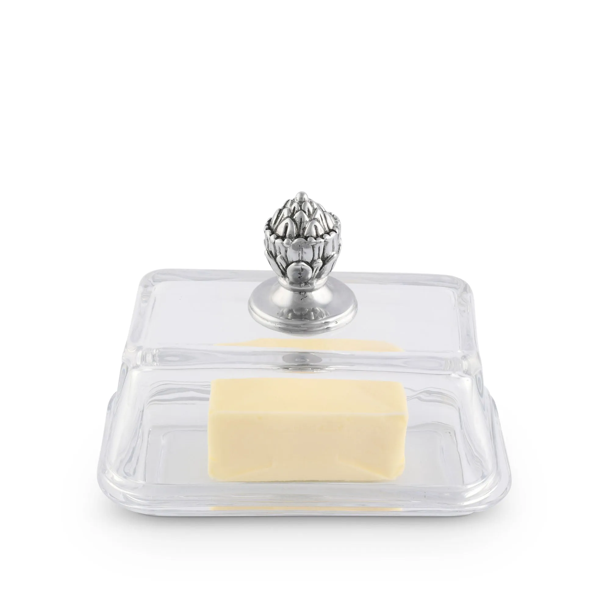 Western Concho and Glass Butter Dish shower curtain, waterproof liner