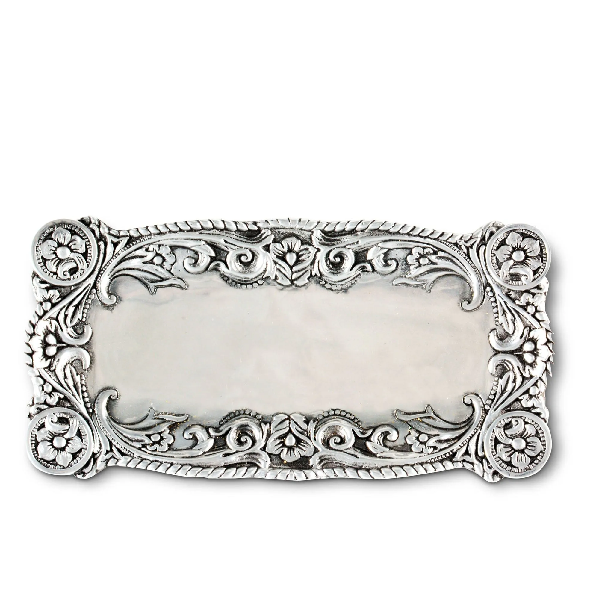 Western Concho Bread Tray