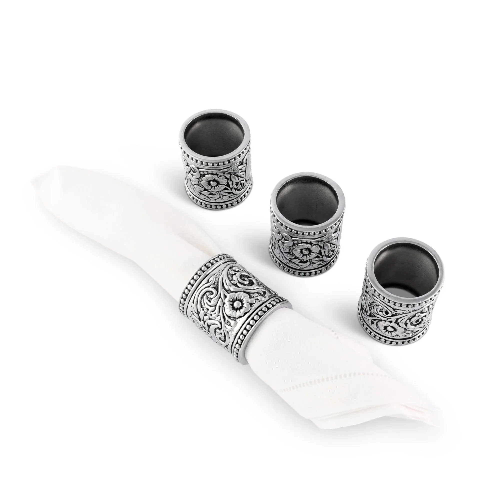 Western Floral Embossed Napkin Rings toilet seat cover, slow close seat