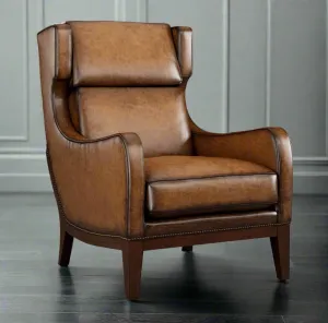 Western Furniture Wingback Leather Chair vanity mirror, wall mirror