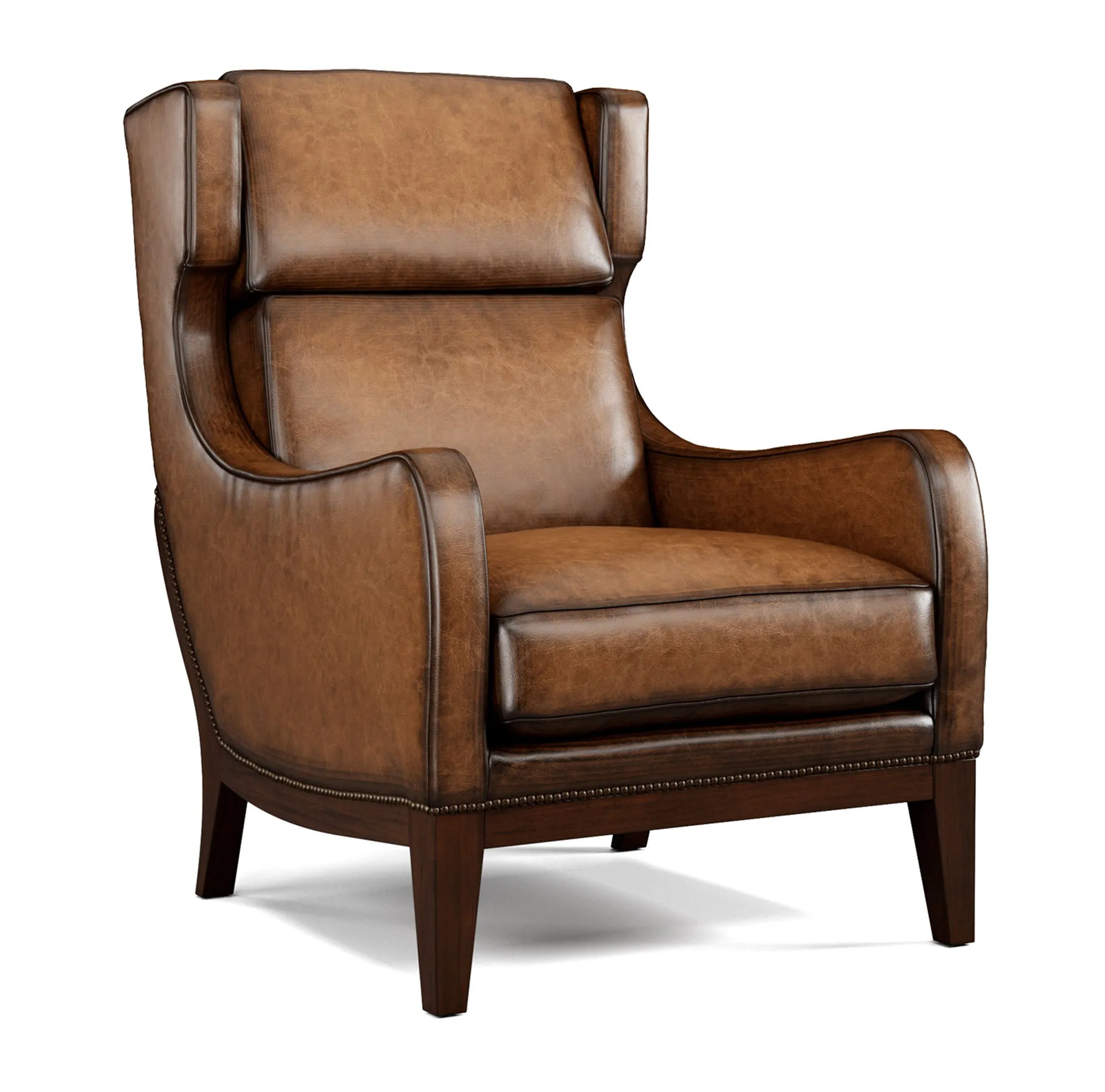 Western Furniture Wingback Leather Chair