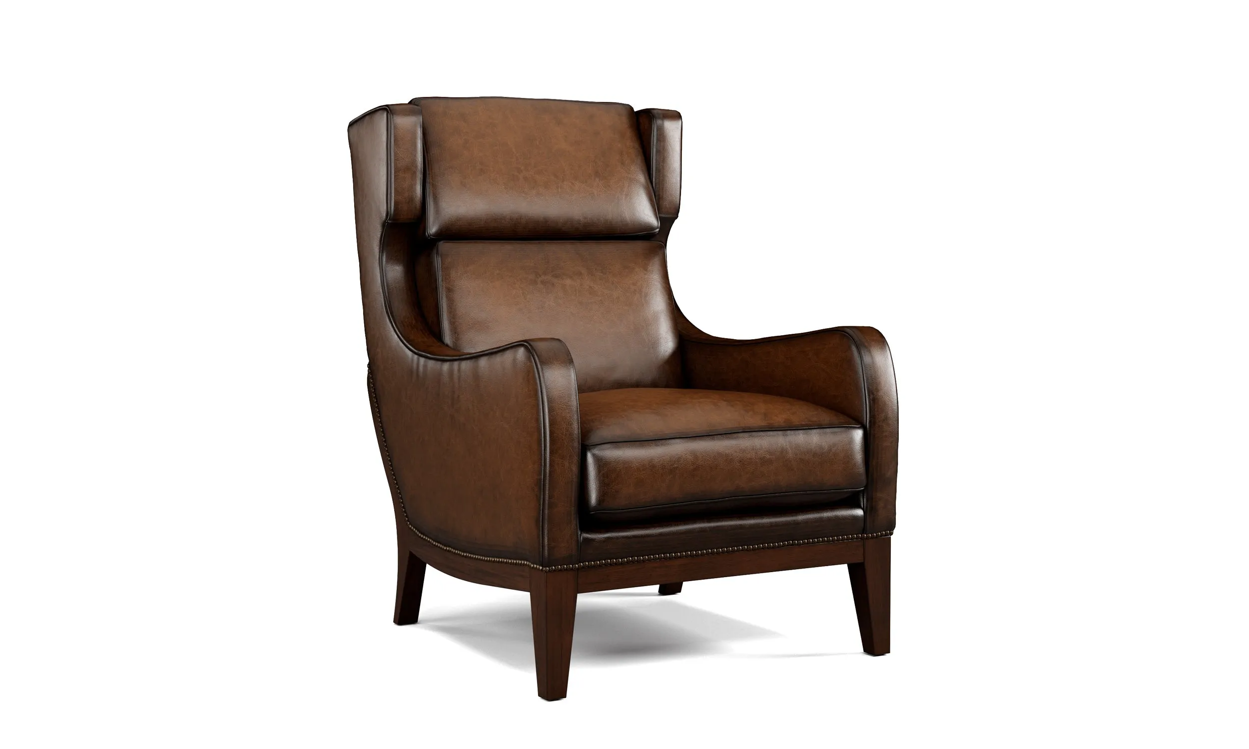 Western Furniture Wingback Leather Chair