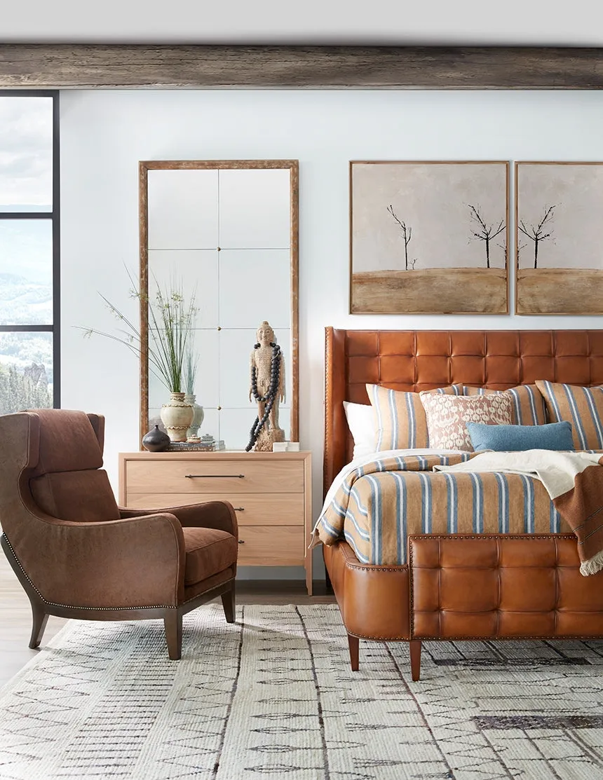Western Furniture Wingback Leather Chair