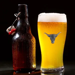 Western Longhorn Bar Glasses toilet seat cover, slow close seat