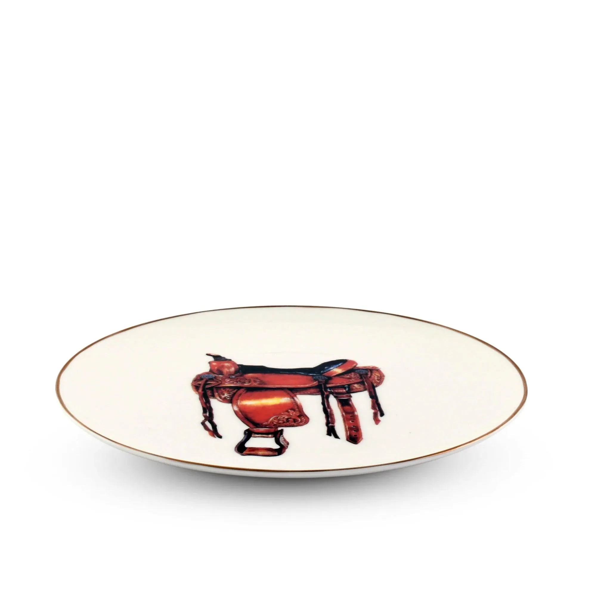 Western Saddle Bone China Plate