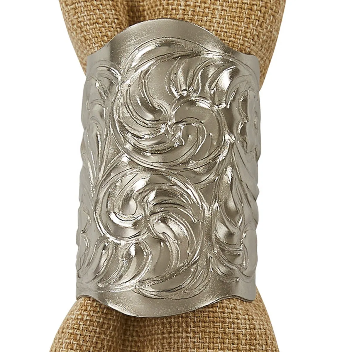 Western Silver Napkin Rings