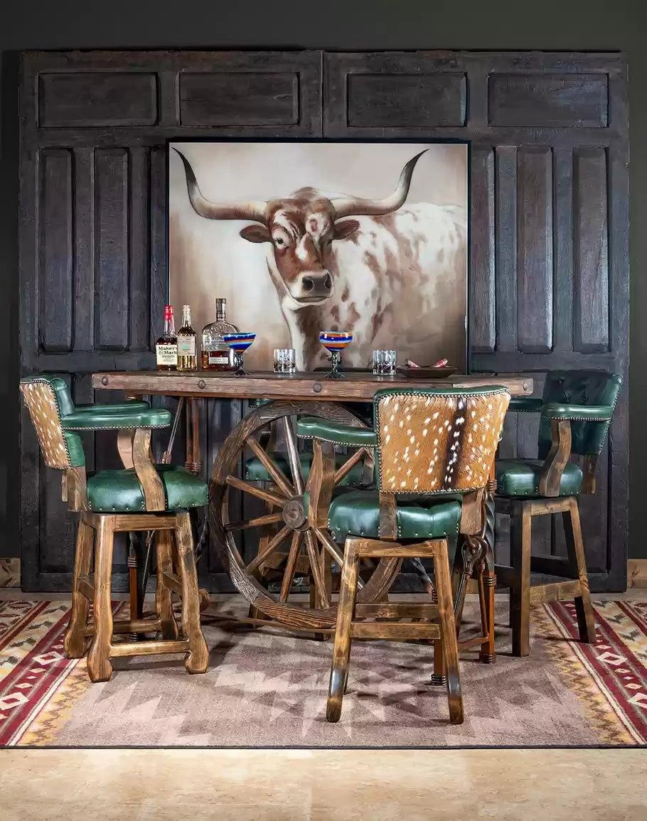 Western Pioneers Pub Table