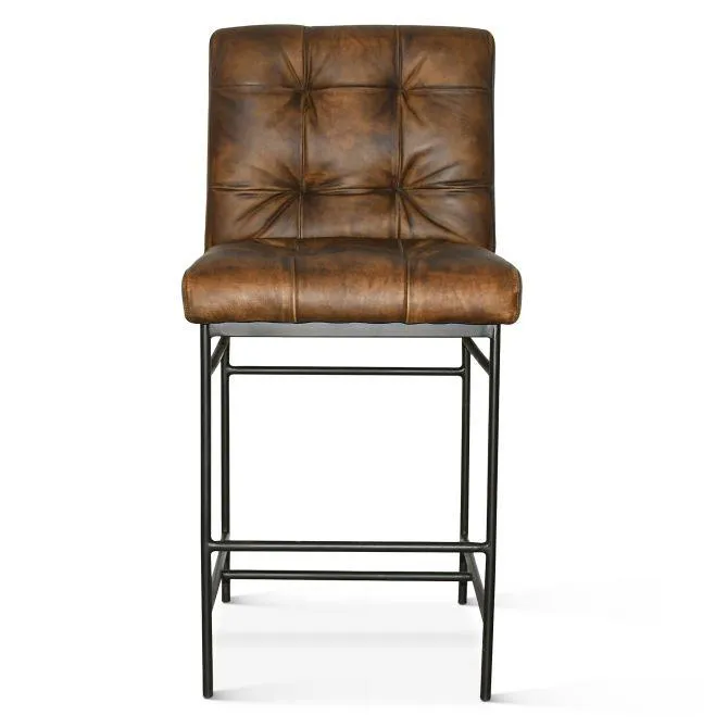 Whalen Tufted Leather Dining & Counter Chairs