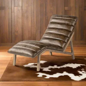 Whiskey Leather Chaise Lounge gaming chair, computer chair