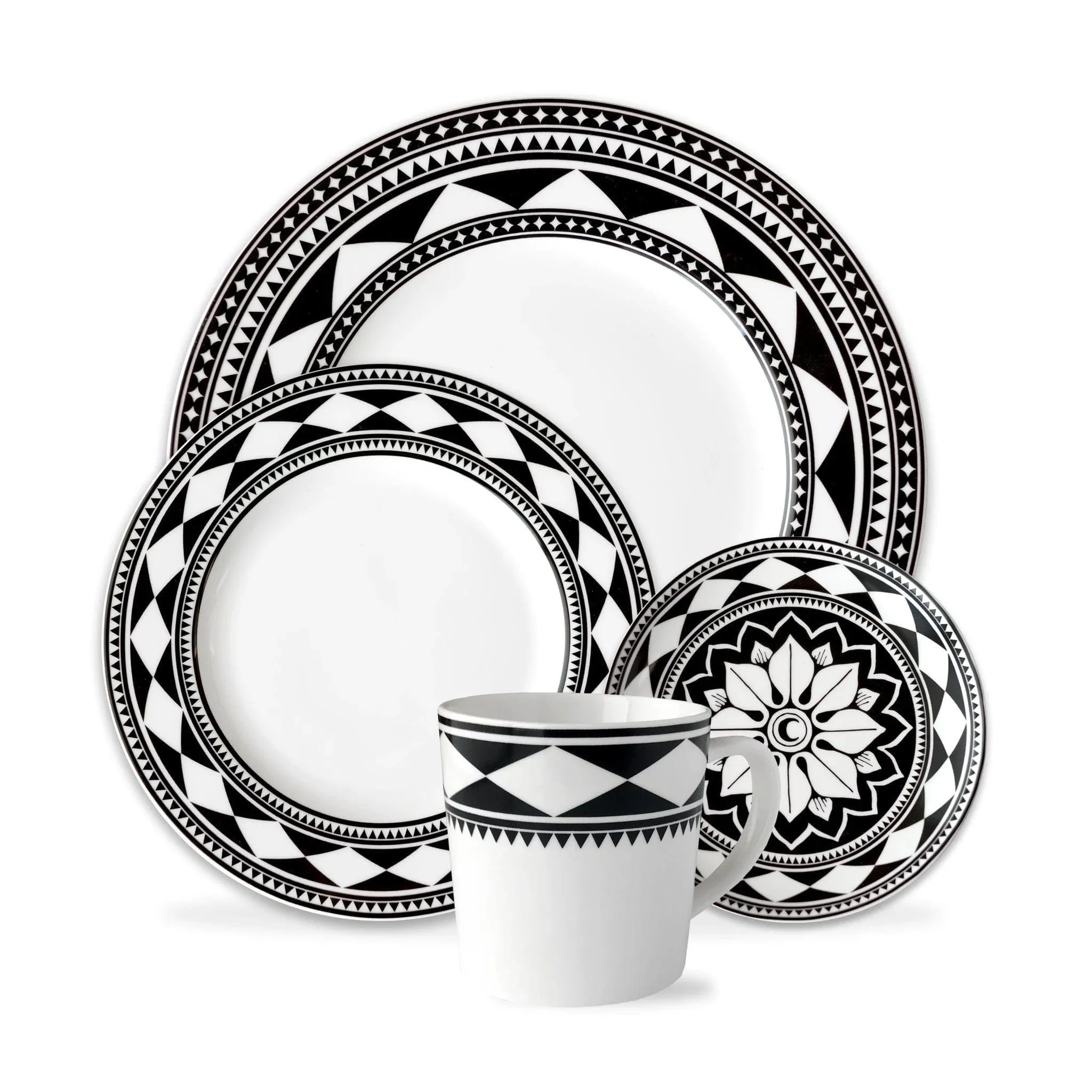 White Diamond Bone China Dinnerware