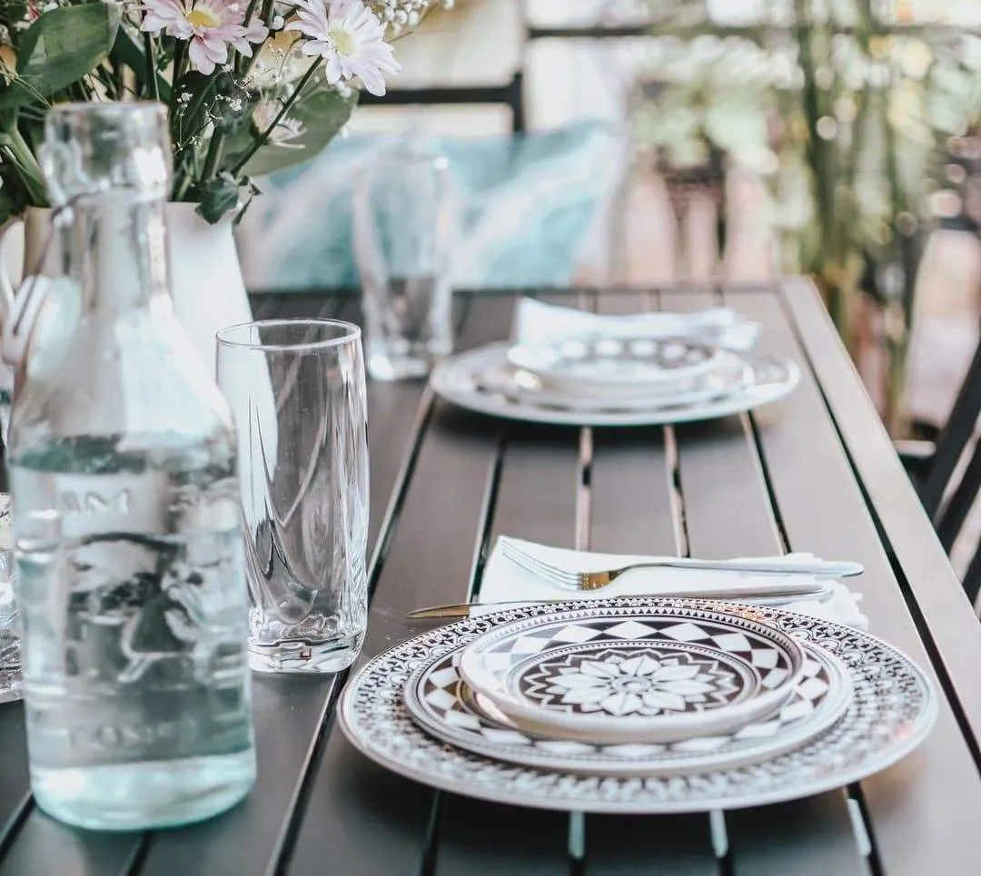White Diamond Porcelain Salad Plate
