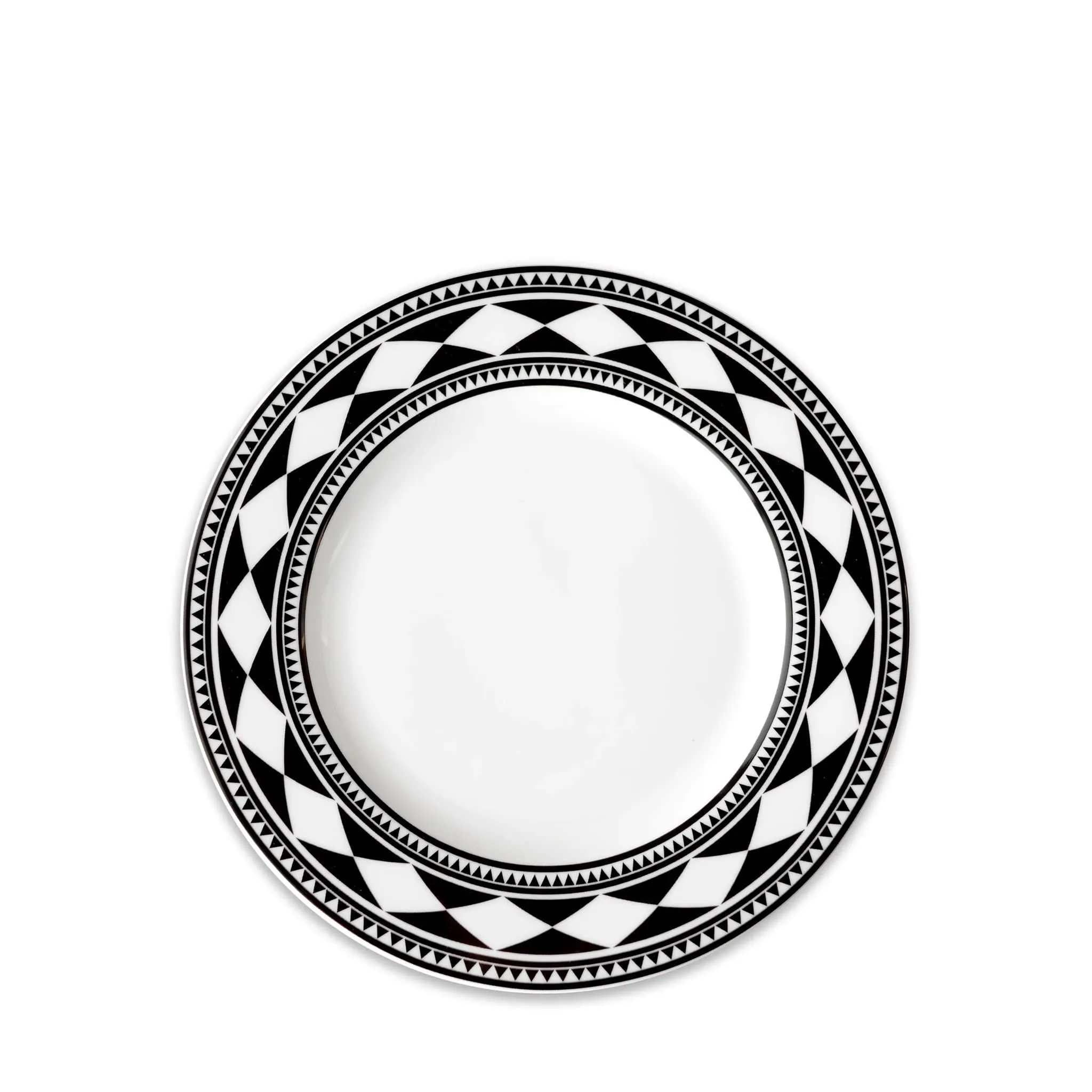 White Diamond Porcelain Salad Plate