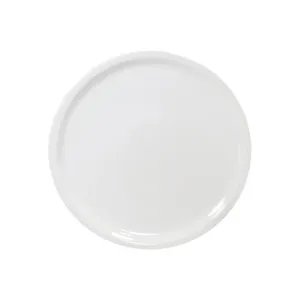 White Round Serving Plate toilet seat cover, slow close seat