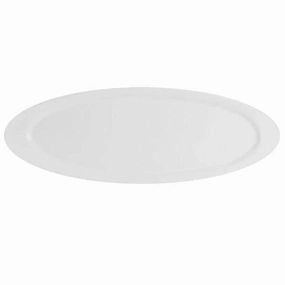 White Oval Charcuterie Platter shower curtain, waterproof liner